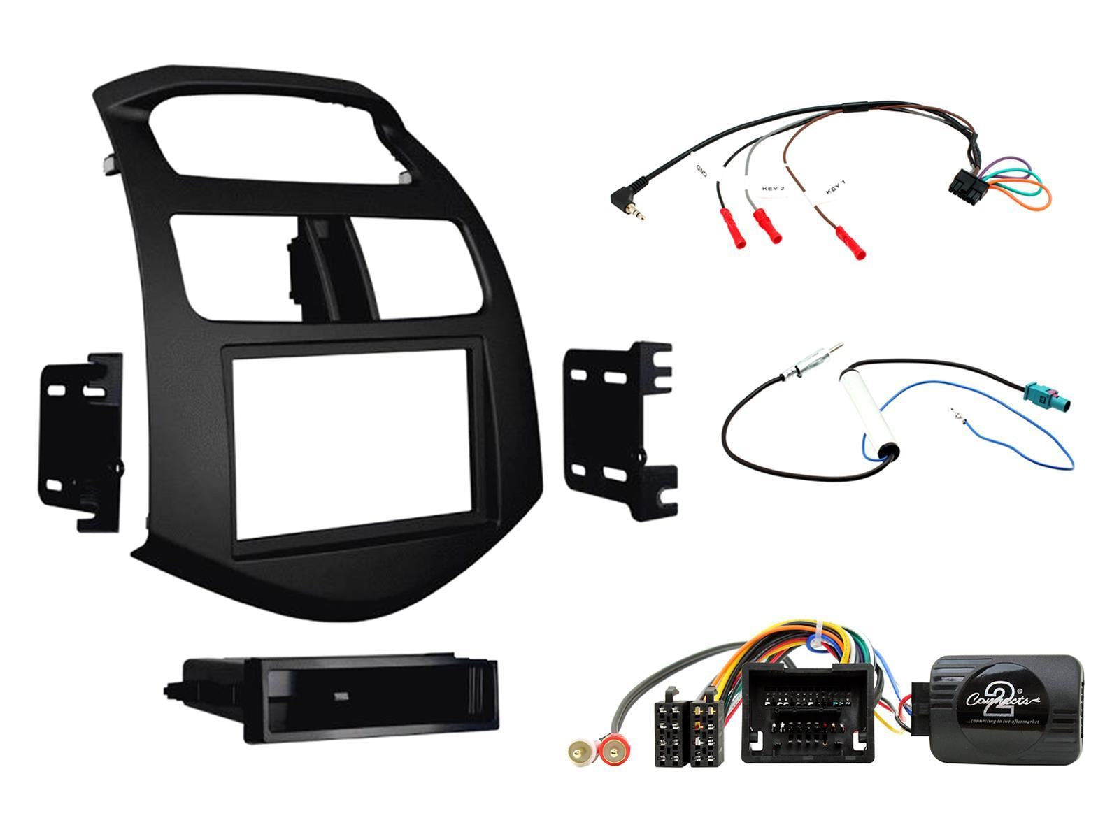 Connects2 CTKCV05 Chevrolet Spark 2013 On Car Radio Fascia Steering Wheel Stalk Volume Kit