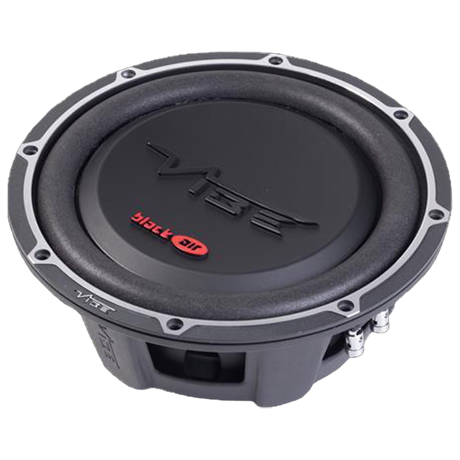 Vibe BLACKAIR8D2S-V3 - 8" 600 Watts Dual 2 Ohm Shallow Car Van Sub Subwoofer