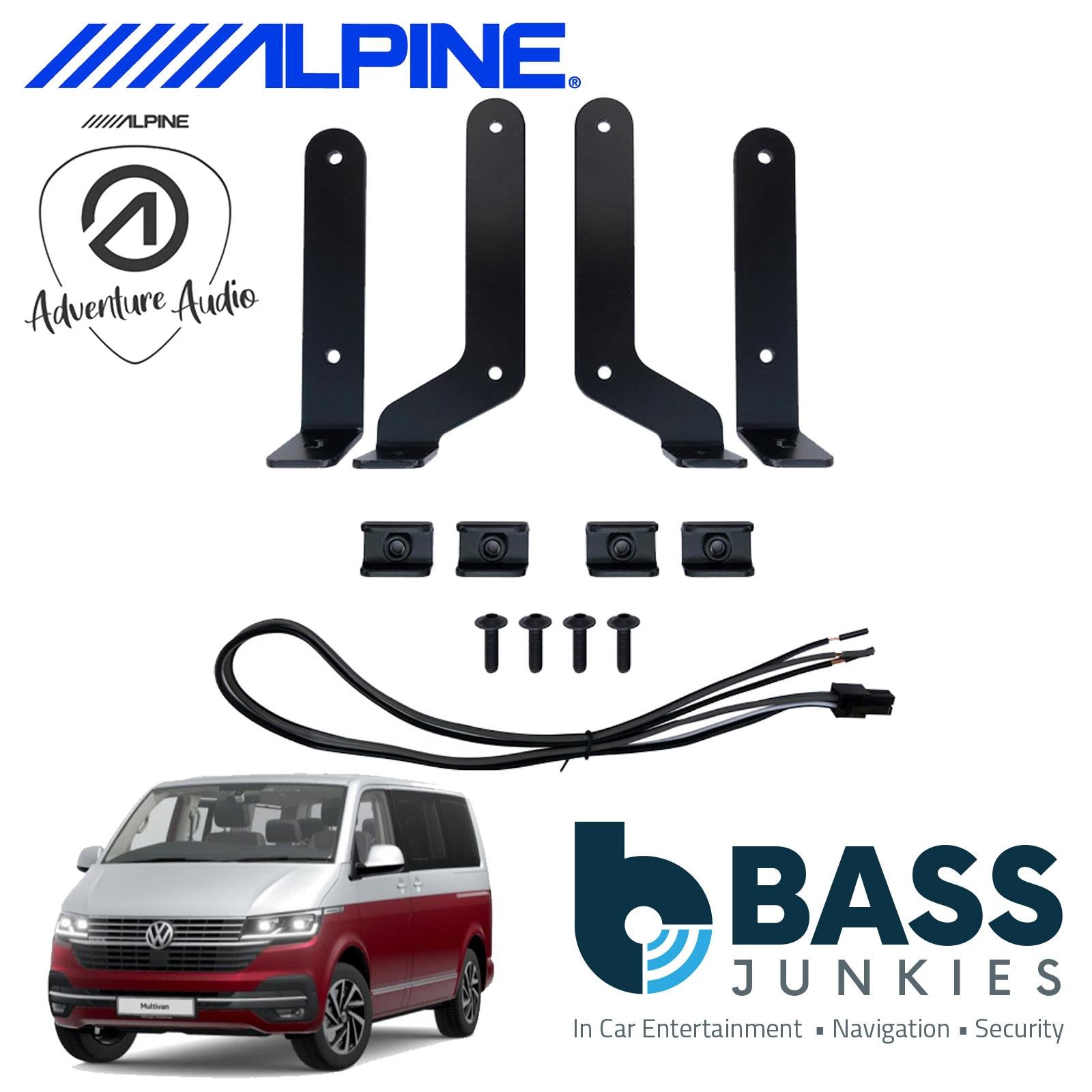 Alpine SWC-D84T6 Underseat 20cm Subwoofer Designed For VW Transporter T6 T6.1