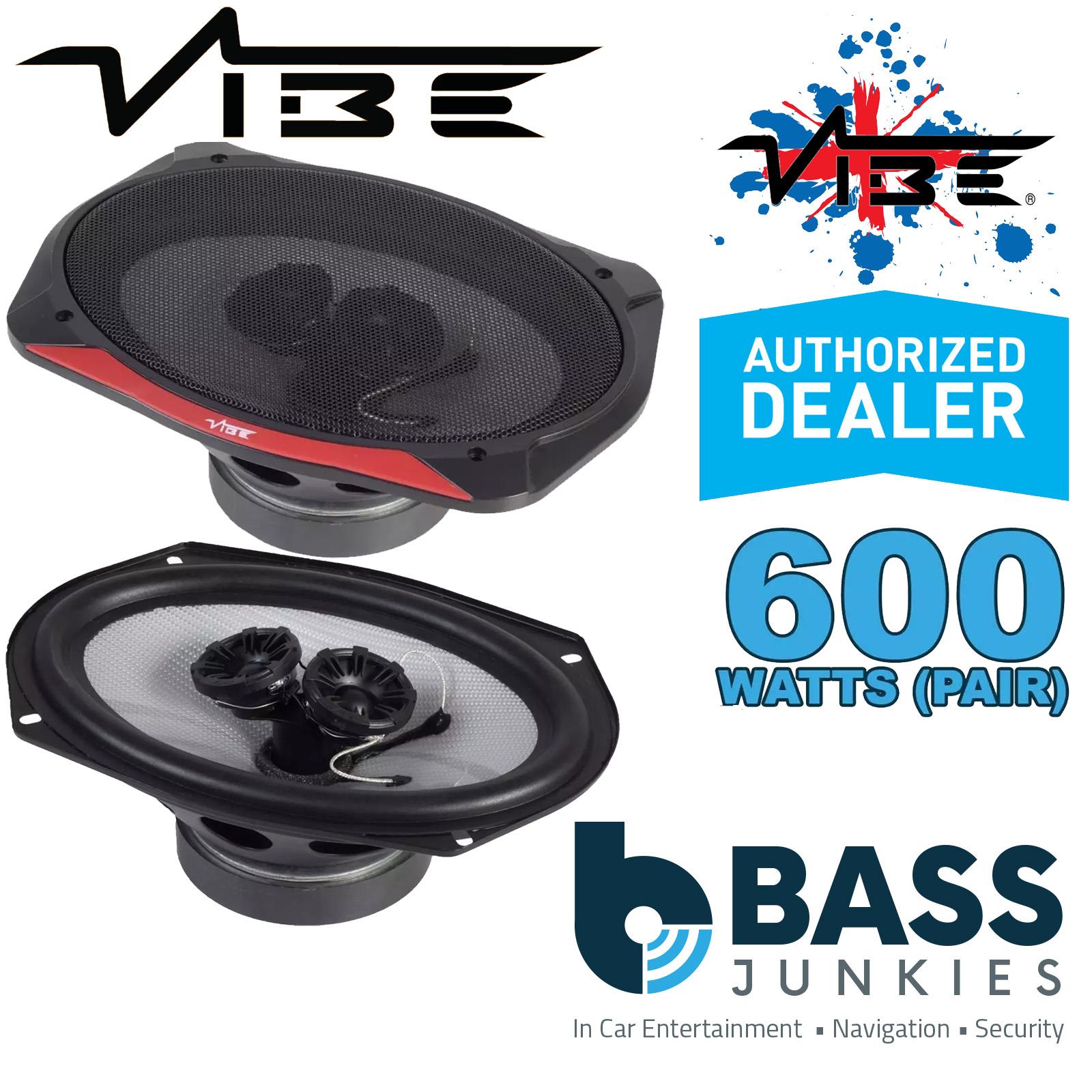 VIBE PULSE69-V3 6.9" 2-Way Car Coaxial Bass Door 300W Peak Power Speakers