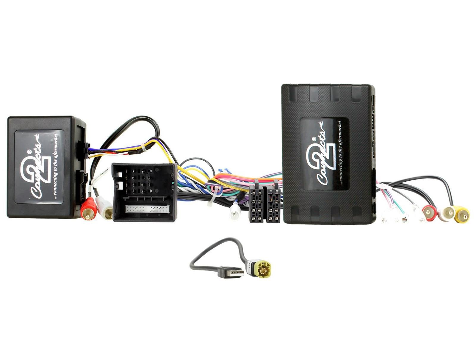 SONY DAB+ Apple | Android Double Din Stereo Fitting Kit + Steering Wheel Stalk Controls to fit Porsche 911 2011-16