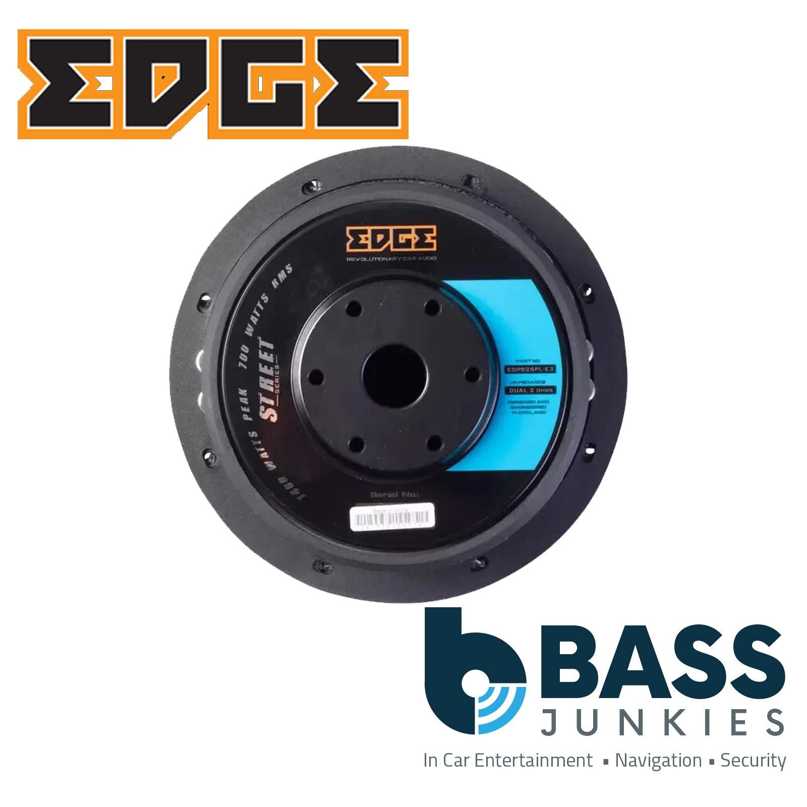 Edge EDP82SPL-E3 - 1400 Watts 8" Inch 20cm Dual 2 Ohm Car SPL Sub Subwoofer