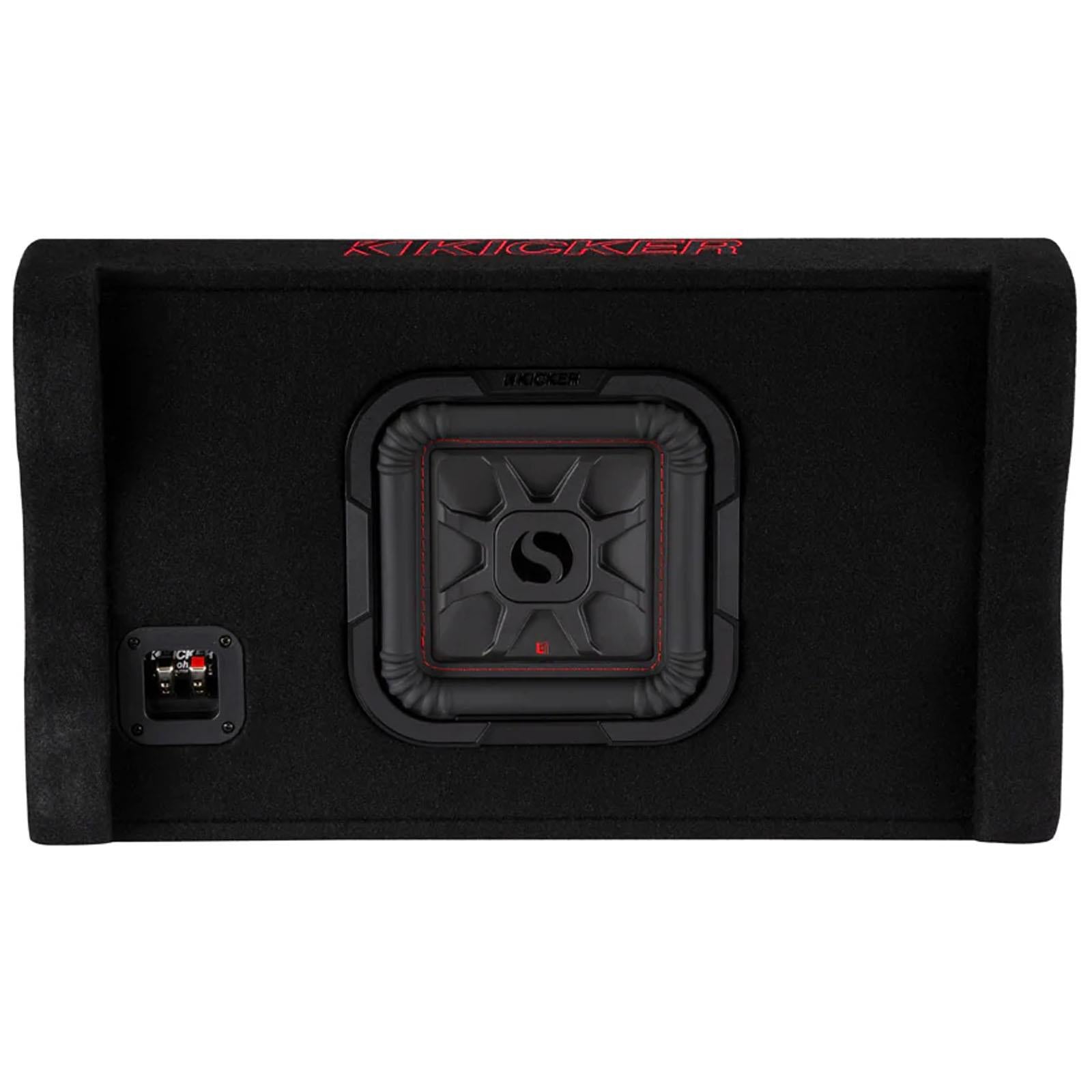 Kicker 49L7TDF122 - 1200W 12" L7T Down Firing Car Subwoofer Enclosure 2 Ohm