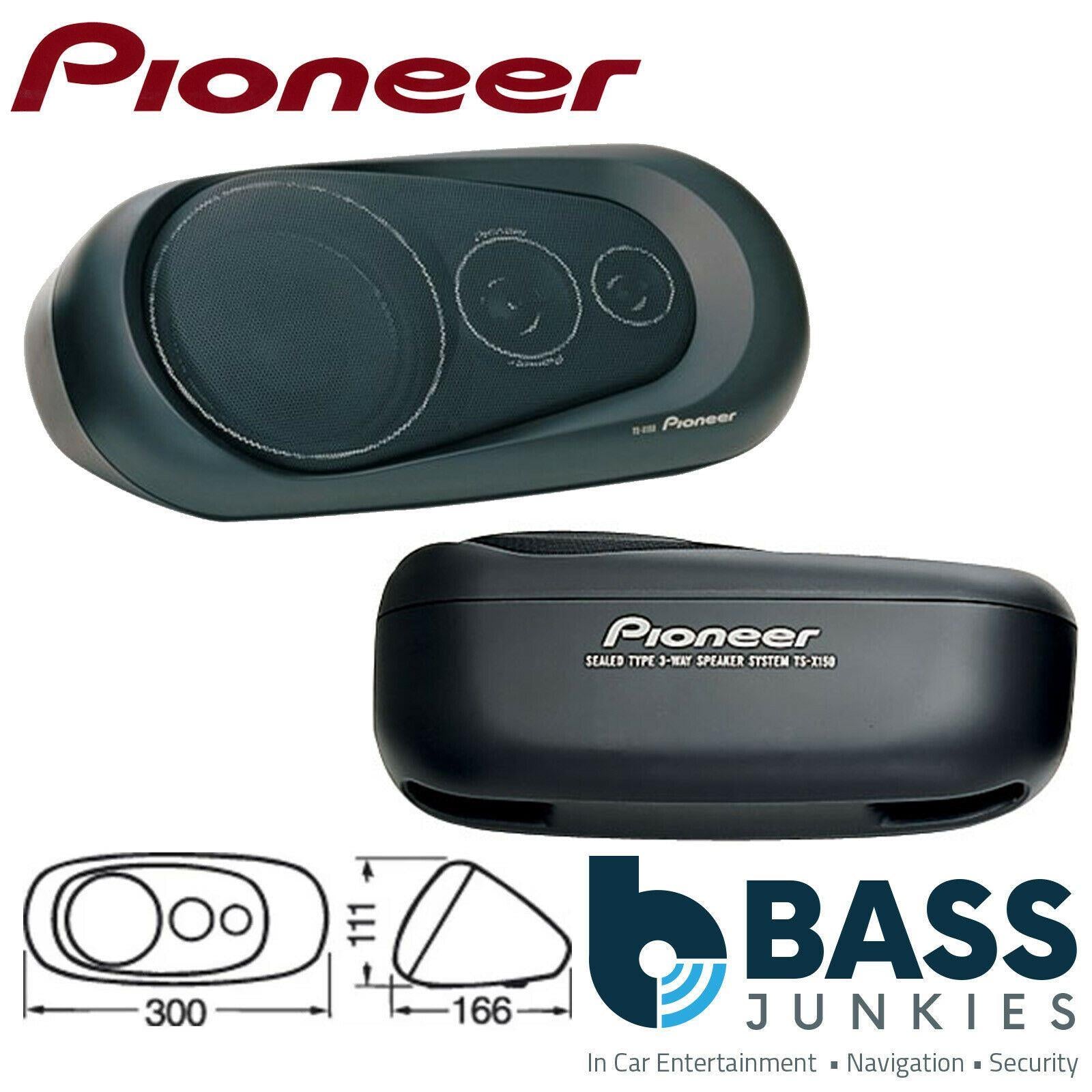Pioneer TS-X150 3-way Surface Mount (60w), schwarz