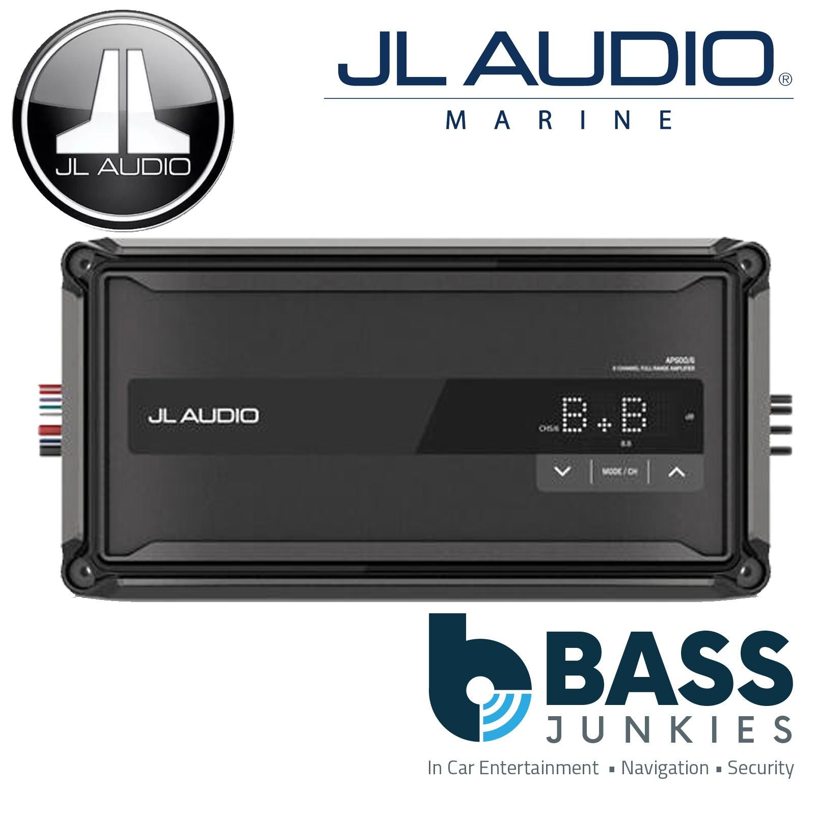 JL Audio AP600/6 - 600 Watts RMS Compact 6 Channel Car or Marine Class-D Amplifier
