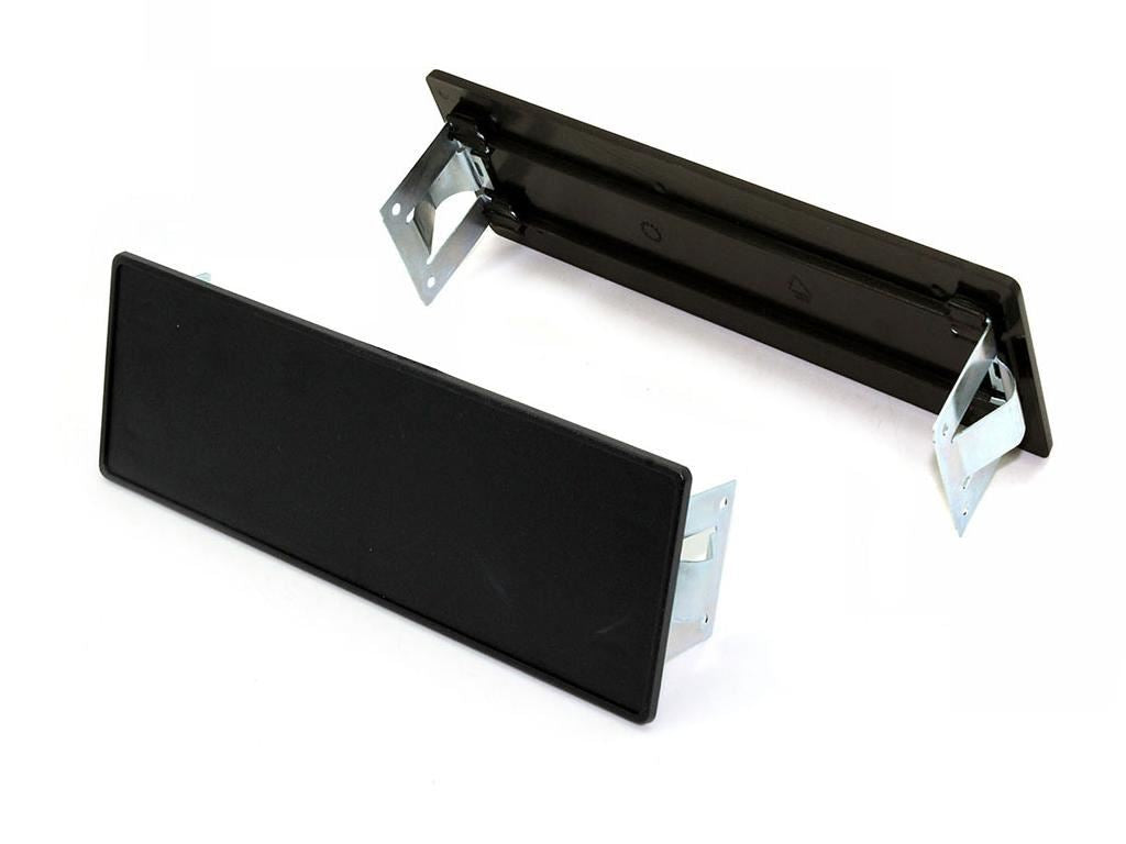 Connects CT24UV15 - Single Din Car Radio Stereo Black Blanking Panel Plate with Side Clips