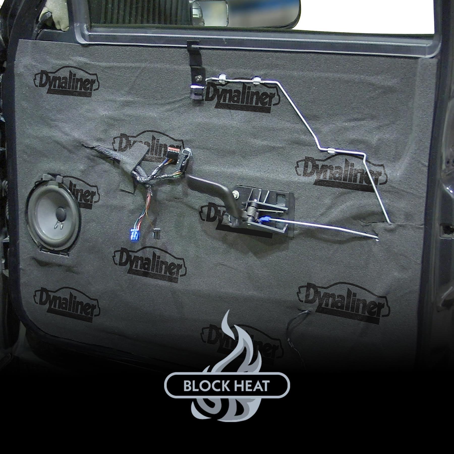 Dynamat 11102 Dynaliner 32" x 54" x 1/4" Thick Self-Adhesive Sound Deadener,Black