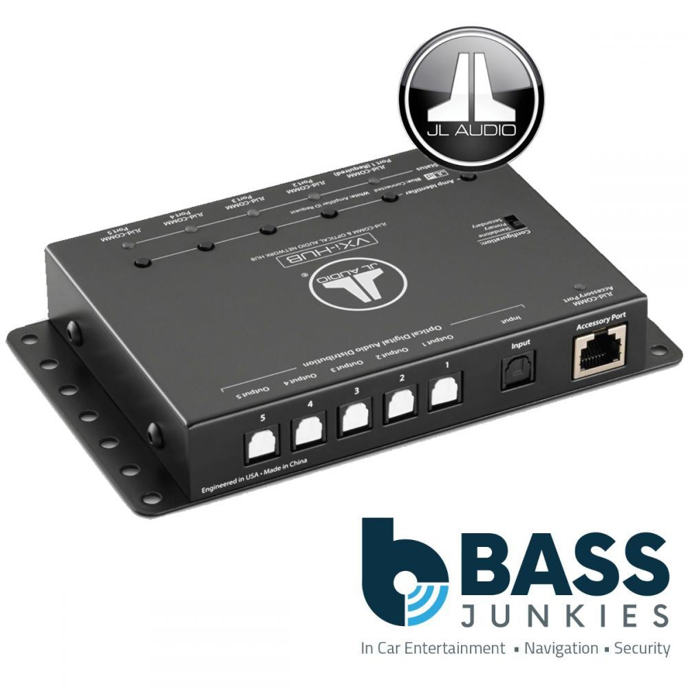 JL Audio VXI-HUB JLid Comm & Optical Audio Network Hub for VXi Amplifiers