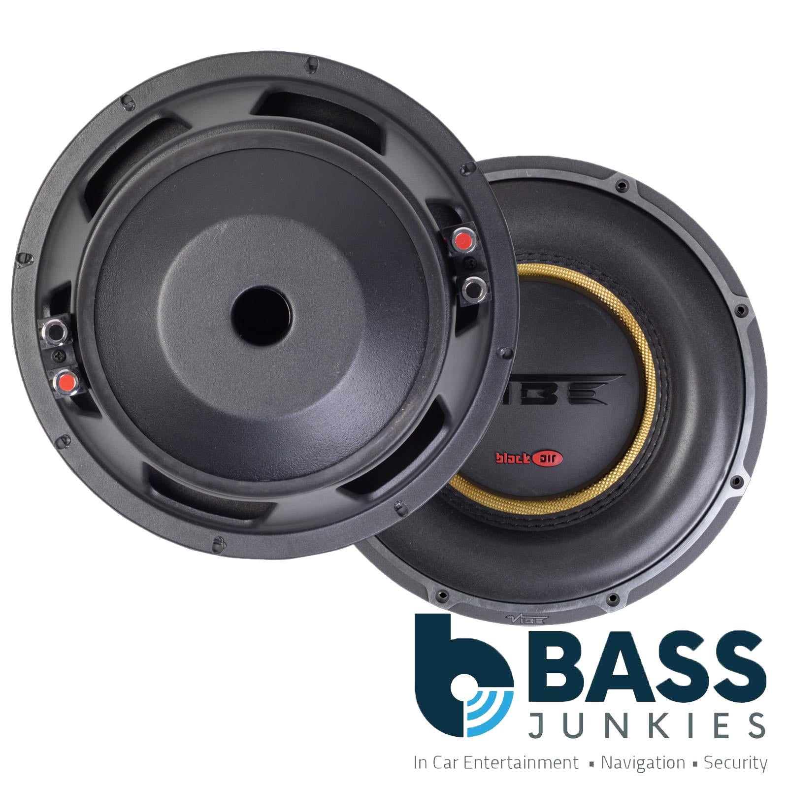Vibe BA10D2-V5 - 10" 2250 Watts Dual 2 Ohm Car Van Sub Subwoofer