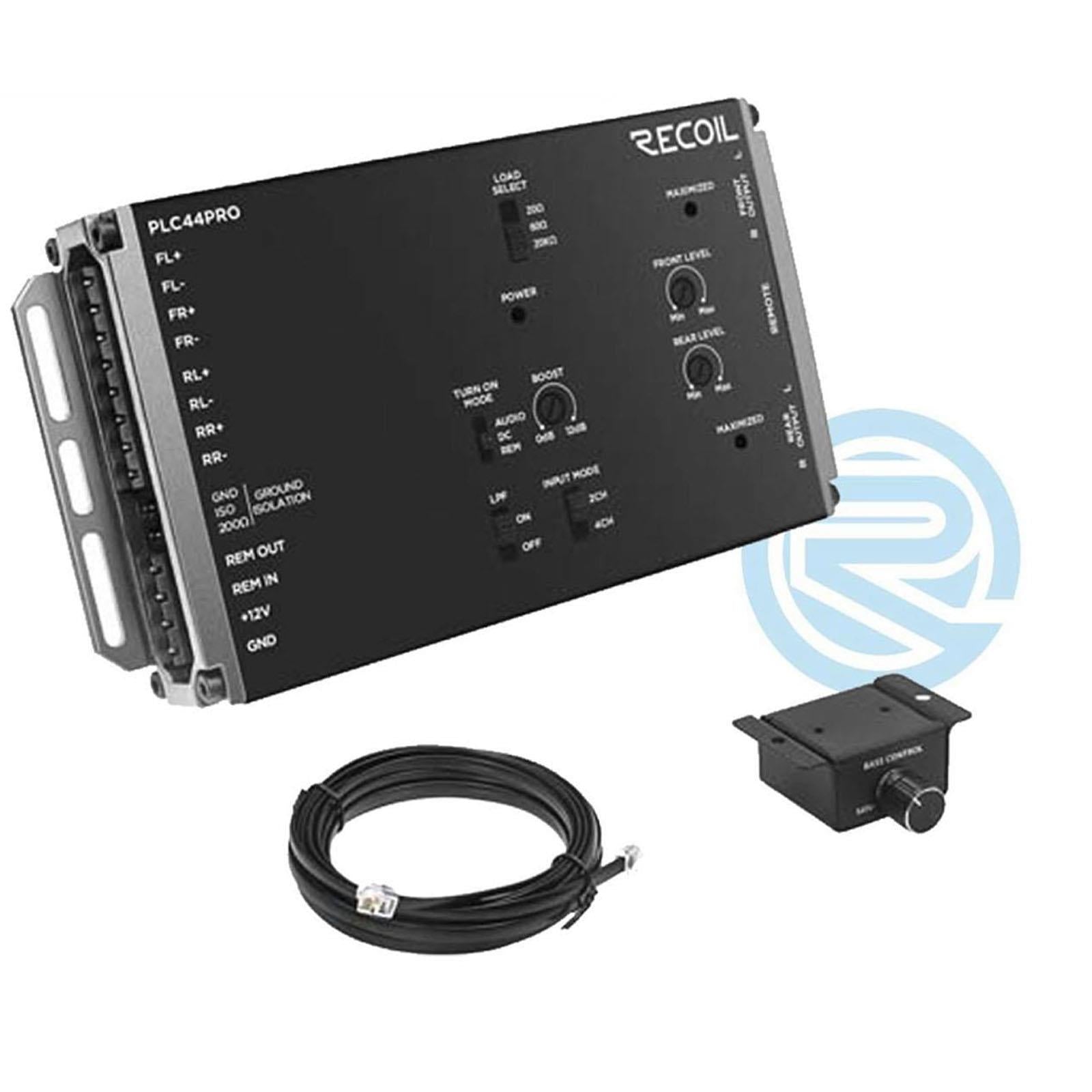 Recoil PLC44PRO - 4 Channel Active Line Output Convertor Handling 400 Watts RMS