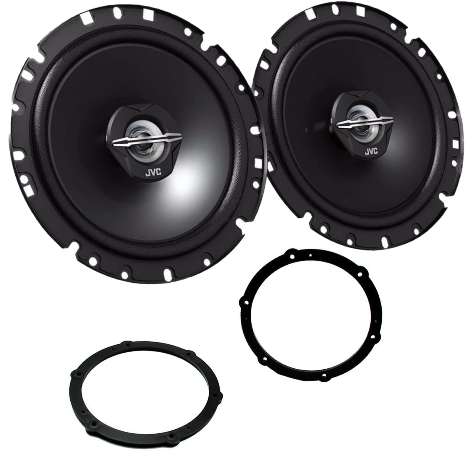 Peugeot 107 05-14 JVC 17cm 6.5 Inch 600 Watts 2 Way Front Door Car Speakers