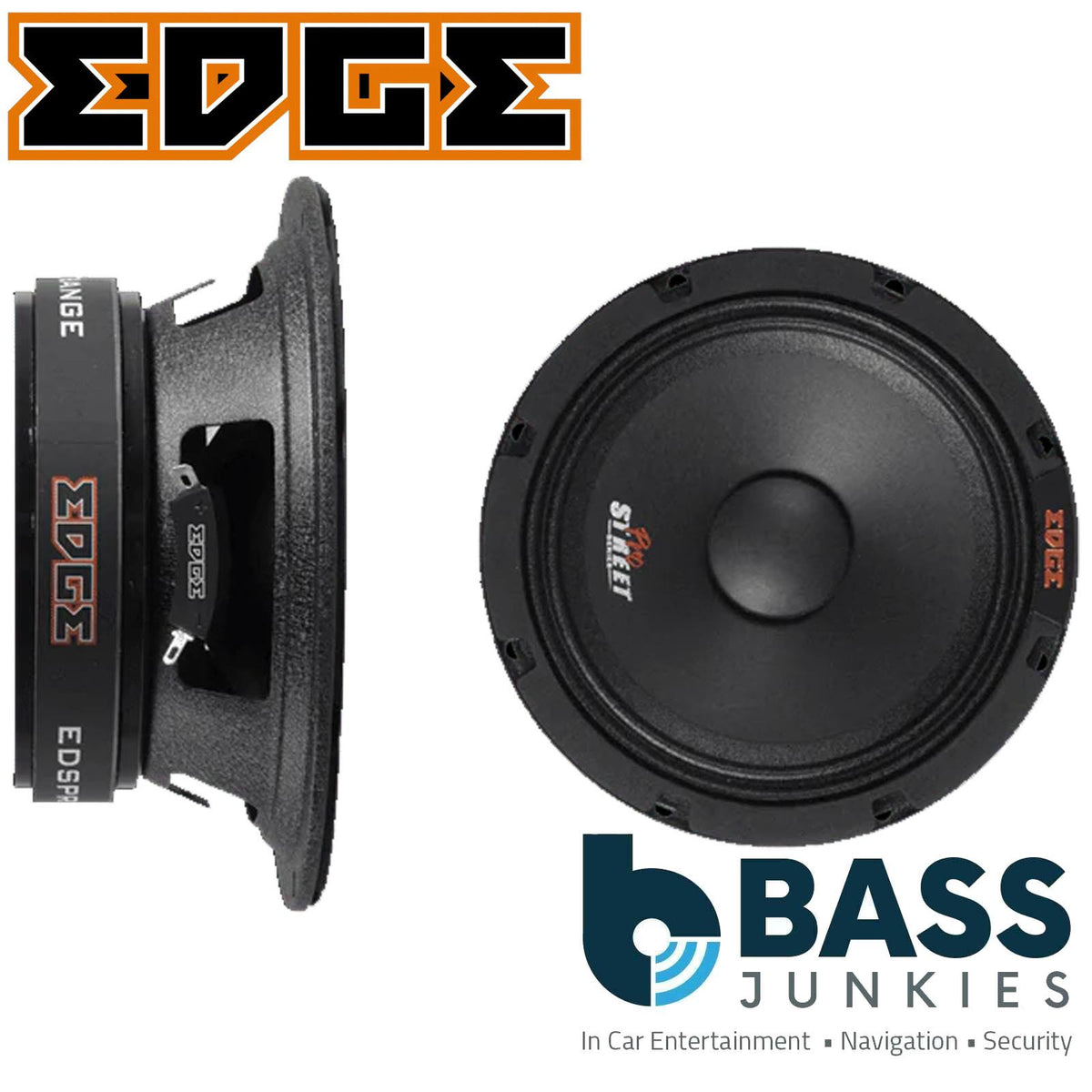 EDGE STREET Series EDSPRO8-E3 - 8 Inch 900 Watts Pro Audio Car Midrange Speaker
