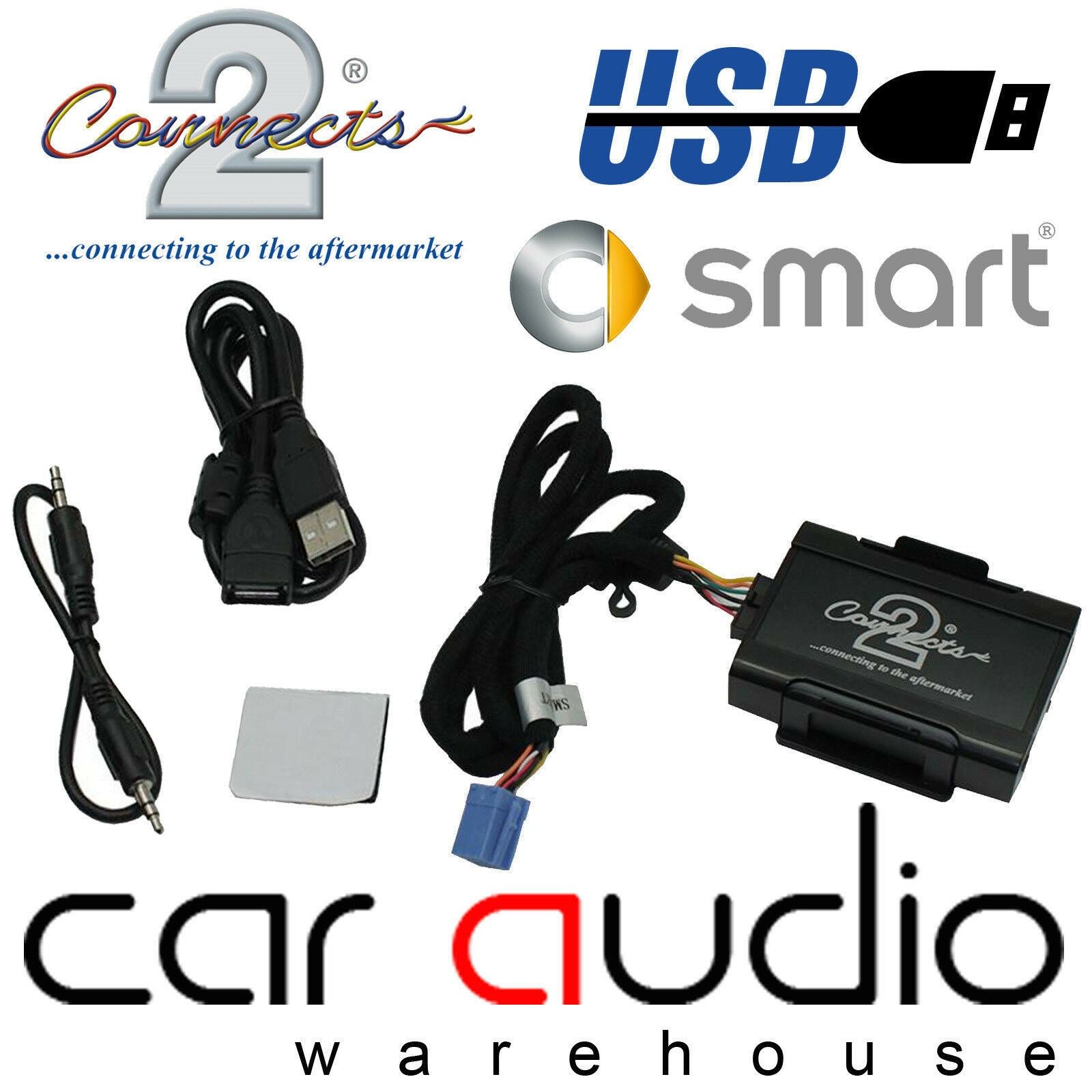 Connects2 CTAMSUSB001 USB SD AUX Interface Adapter