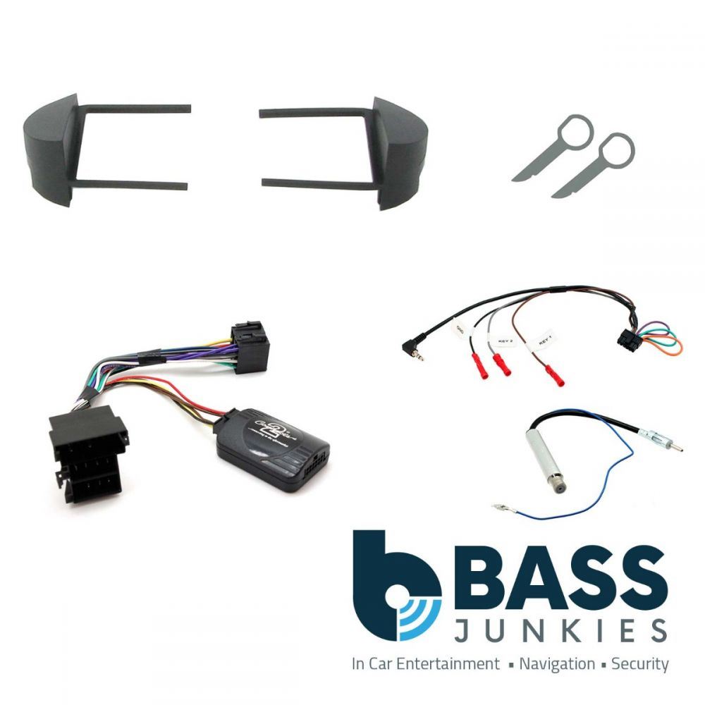 Connects2 CTKVW02 - Volkswagen Beetle 1998-2010 Double Din Fascia Installation Kit