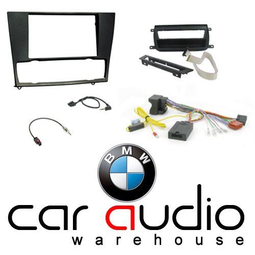 Connects 2 CTKBM01 - BMW 3 Series E90/E91/E92/E93 2005 - 2012 Double Din Facia & Steering wheel Interface Fitting Installation Kit (Automatic A/C models)