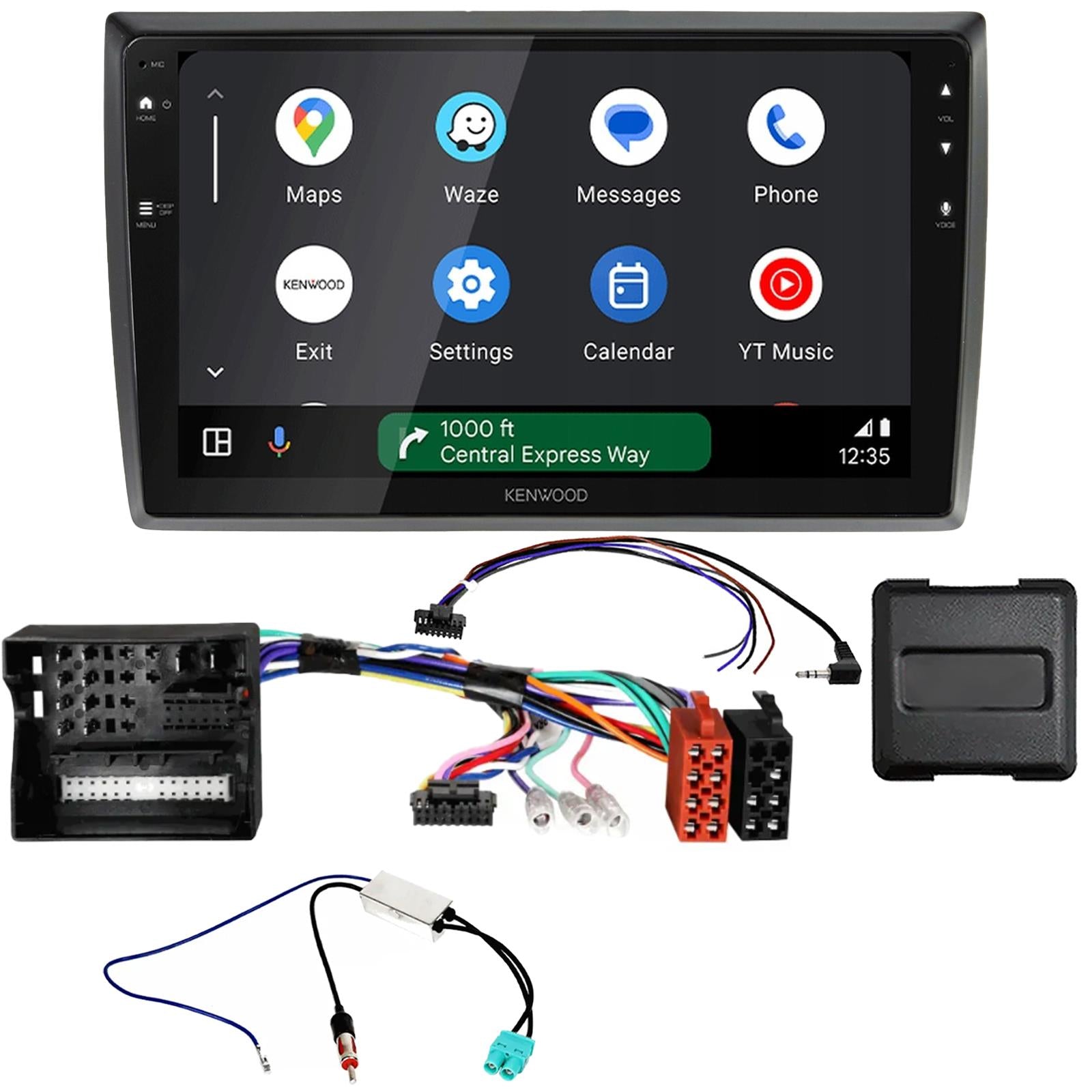 Kenwood 9" CarPlay Android Car Stereo Fitting Kit For Volkswagen Beetle 12 - 18