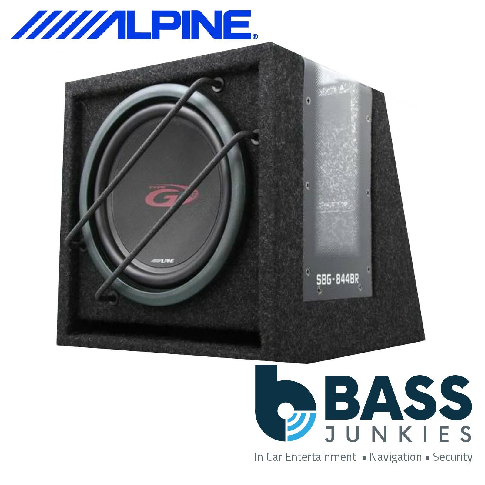 Alpine SBG-844BR - 20cm 8" Inch 400 Watts Passive Car Bass Reflex Subwoofer Enclousure
