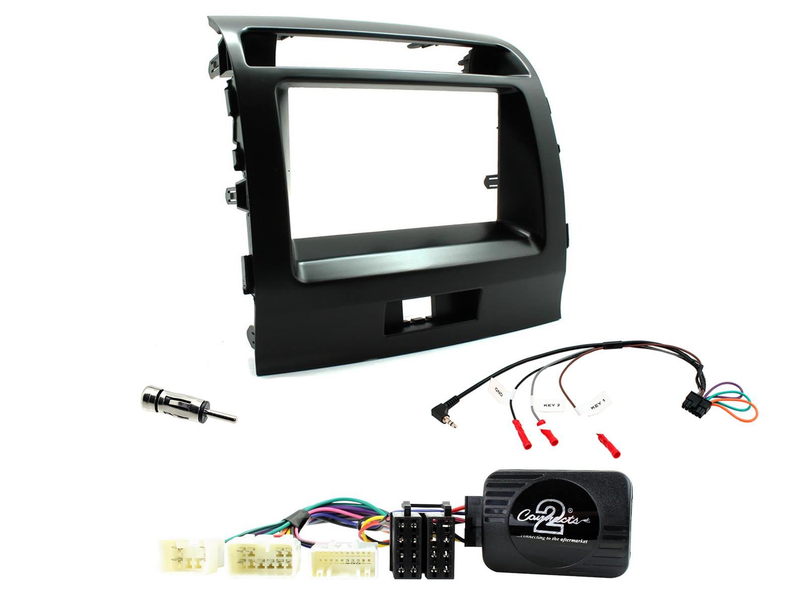 SONY XAV-1550D DAB+ Smart Bluetooth Car Radio + Stereo fitting kit + Steering Wheel Controls Loom Toyota Landcruiser 2003-2009