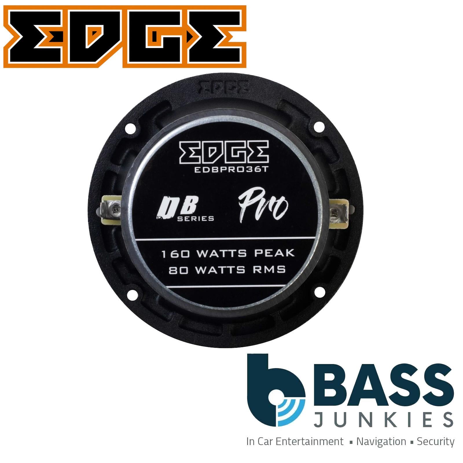 EDGE DB Series EDBPRO36T-E1 - 4 inch Pro 160 Watts Car Audio Tweeter Pair