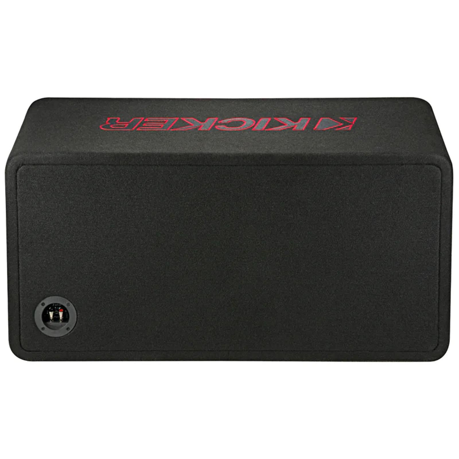 Kicker 45DL7R122 - 2400W Dual 12" L7R Loaded Car Subwoofer Enclosure 2 Ohm