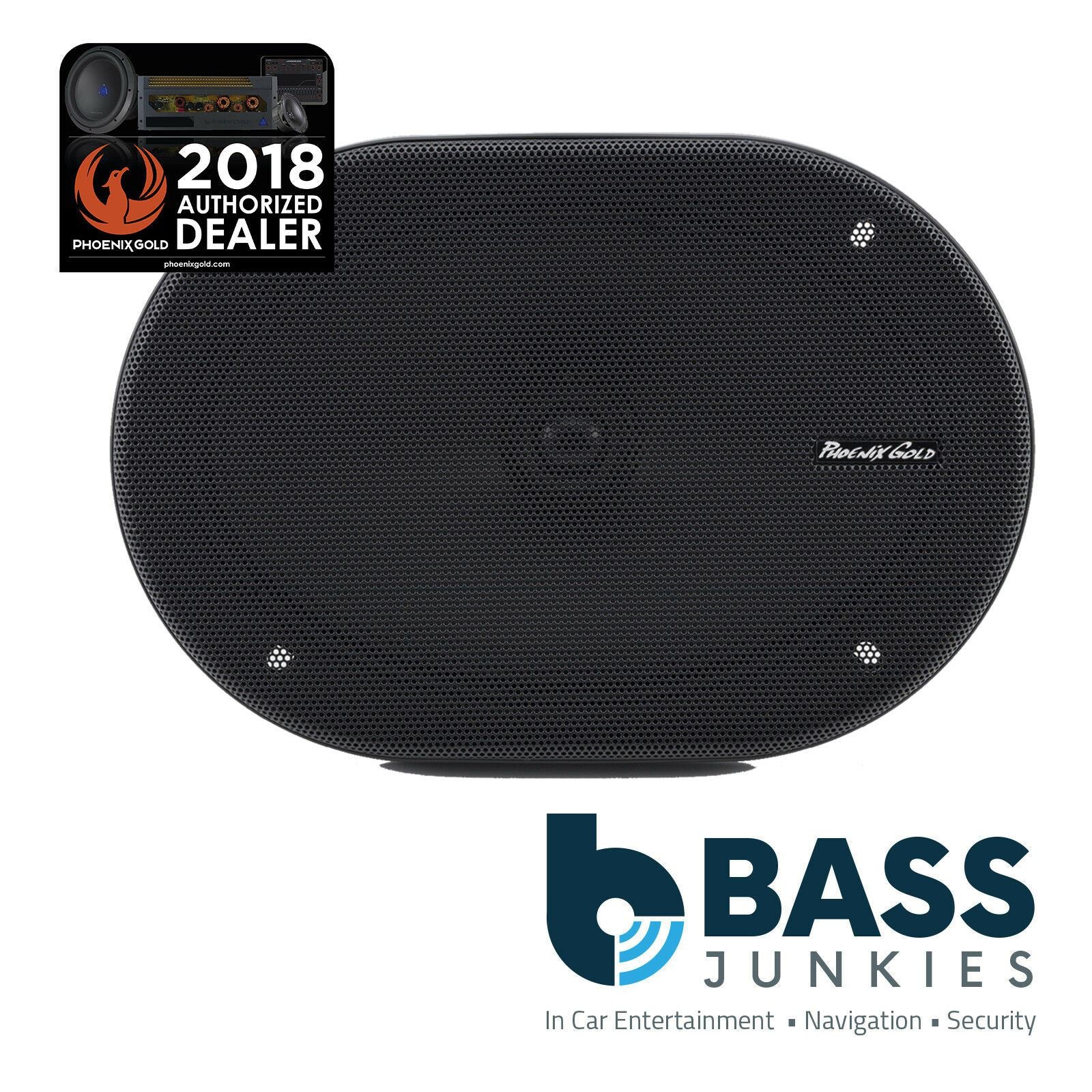 Phoenix Gold Ti2 69PS - Ti2 Series 200 Watts 6" x 9" Inch Point-Source Coaxial Car Speaker