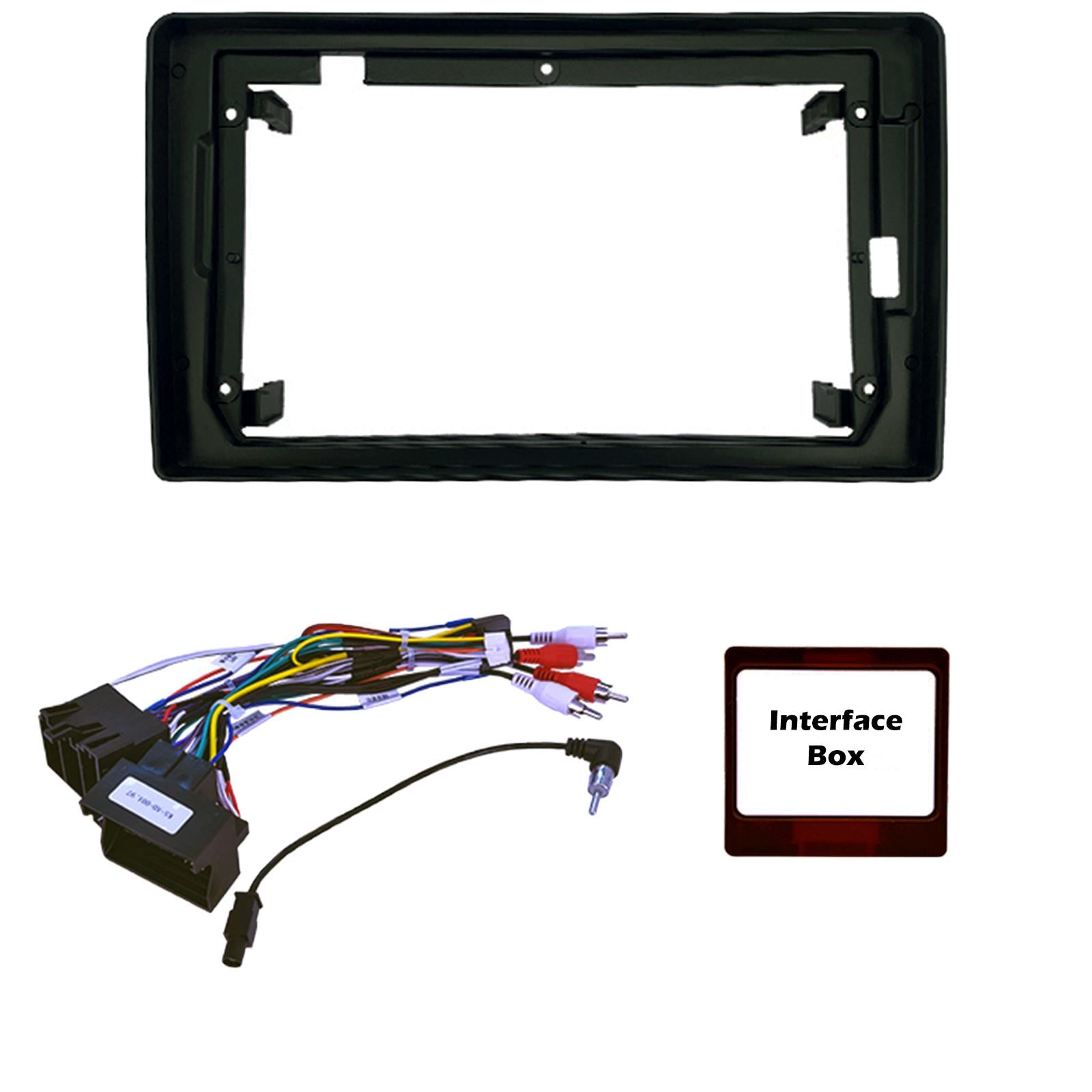 For Audi A3 2008 - 2012 Fascia Panel and Bose Interface for 9" Android Car Radio