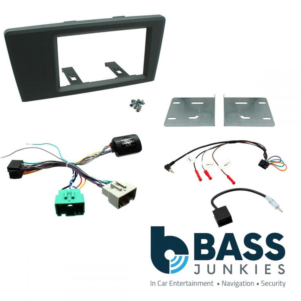 Connects2 CTKVL01 - Volvo V40 2000 - 2004 Double Din Fascia & Steering Wheel Interface Installation Kit