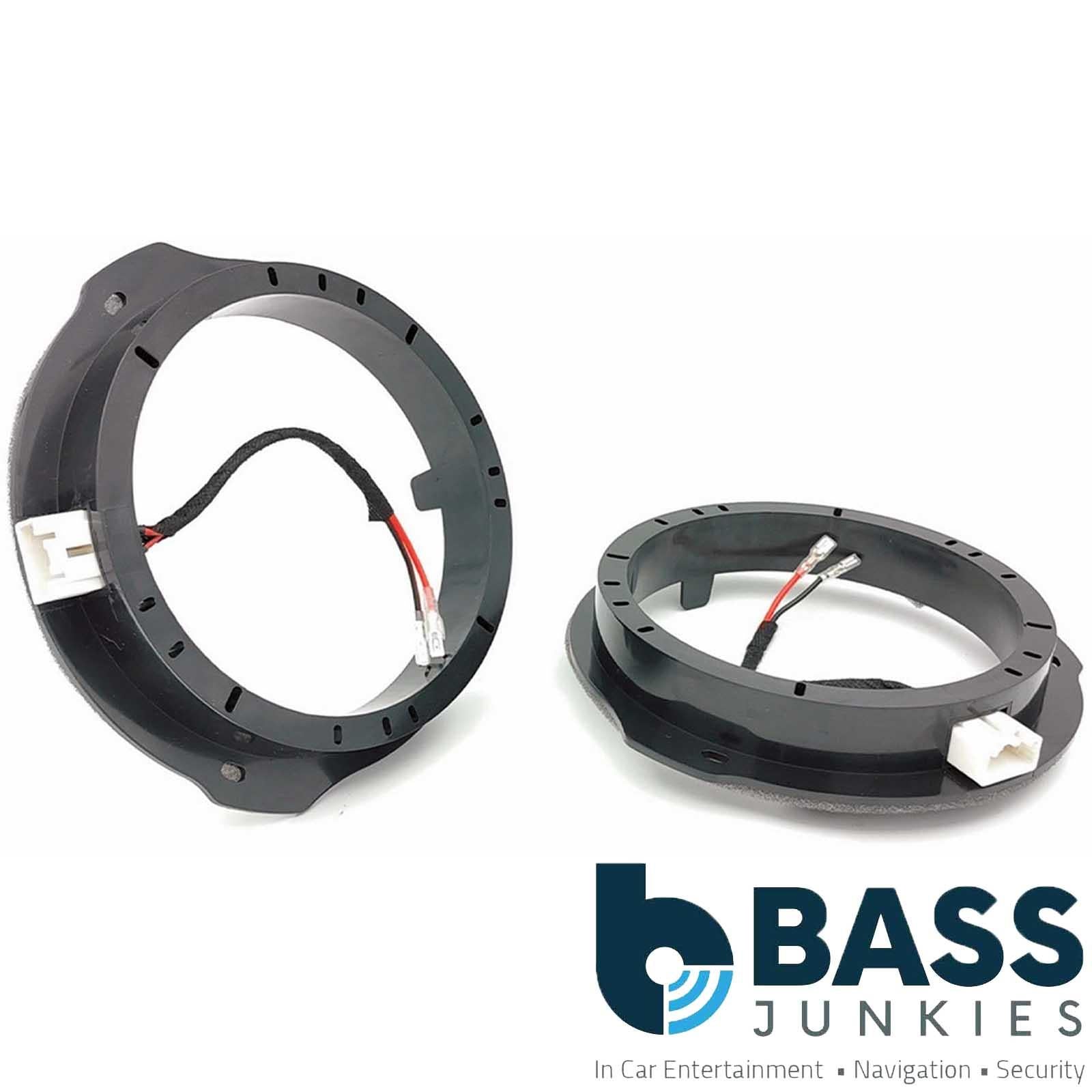 6.5" - 6.75" Direct-Fit Speaker Adapter Brackets for Ford Focus 2005-14