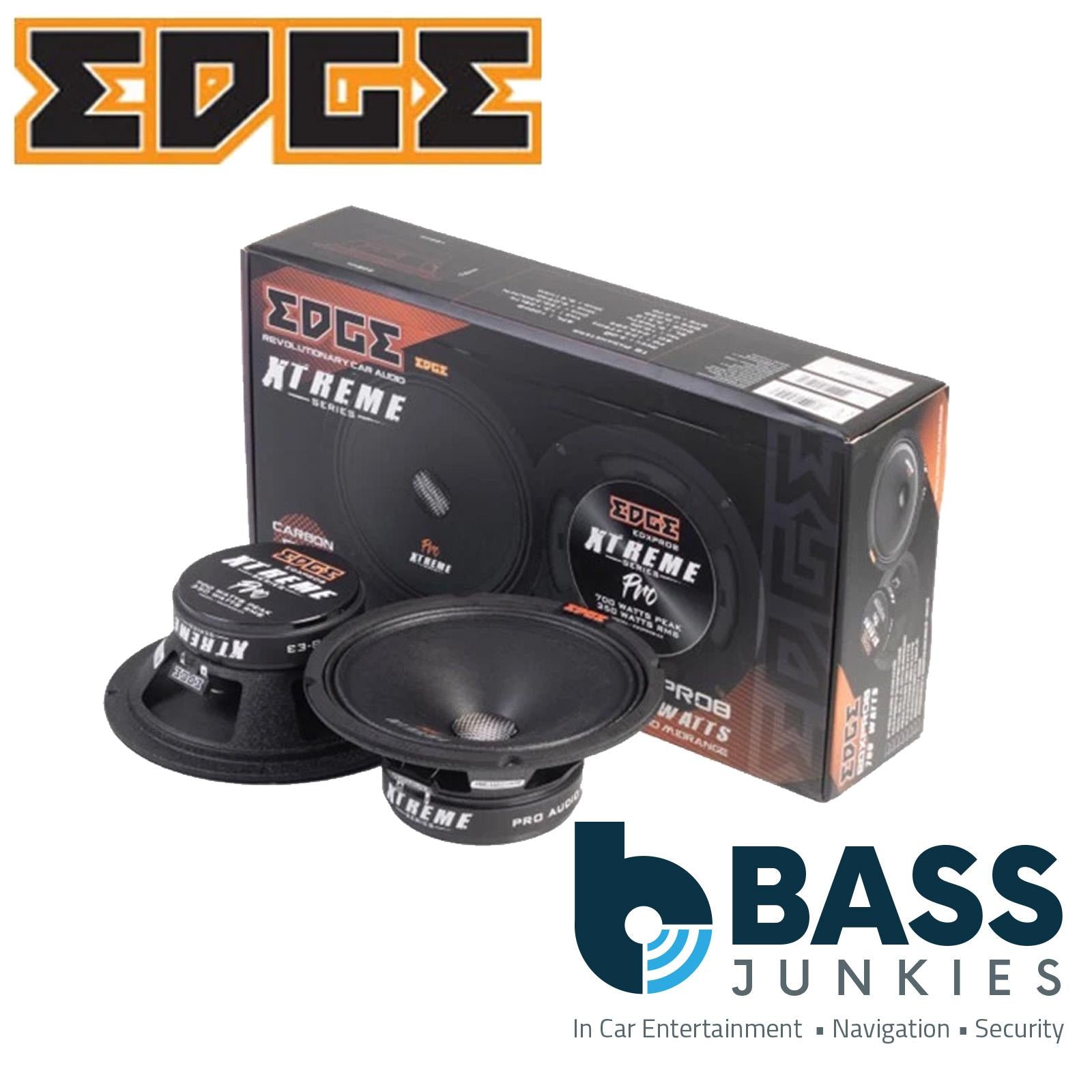EDGE Xtreme EDXPRO8-E3 - 8" inch 1400 Watts Pro Audio Car Midrange Speakers