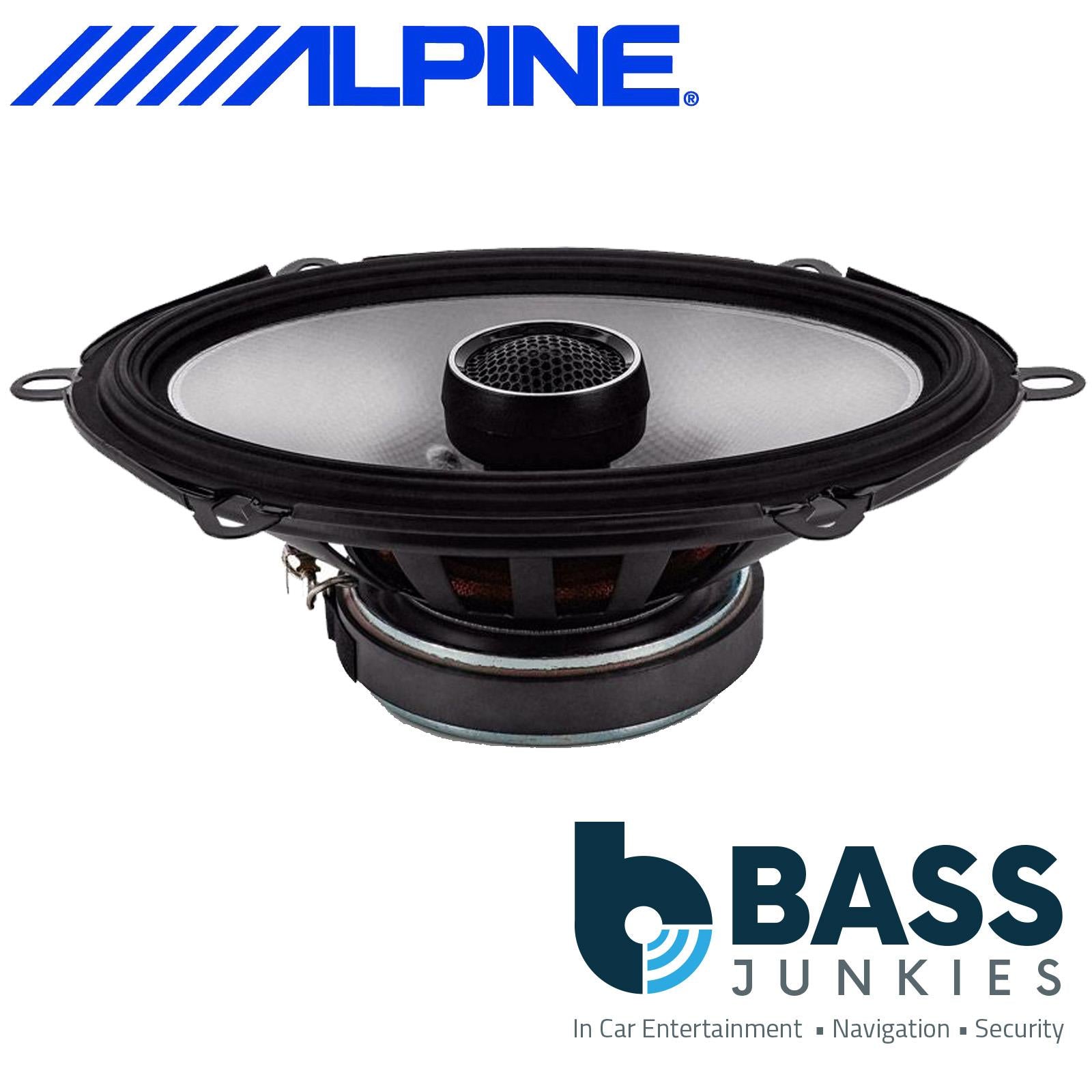 Alpine S-Series S2-S68 - 6"x8" 460 Watt 2 Way Coaxial Car Door Shelf Speaker Pair