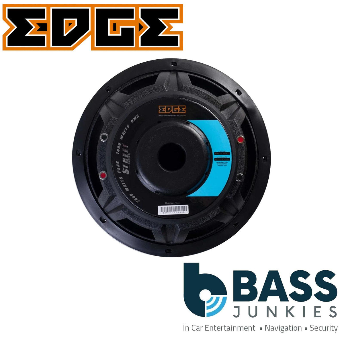 EDGE Street Series EDS12D2-E3 - 12 inch 3200 Watts Bass Car Audio Subwoofer