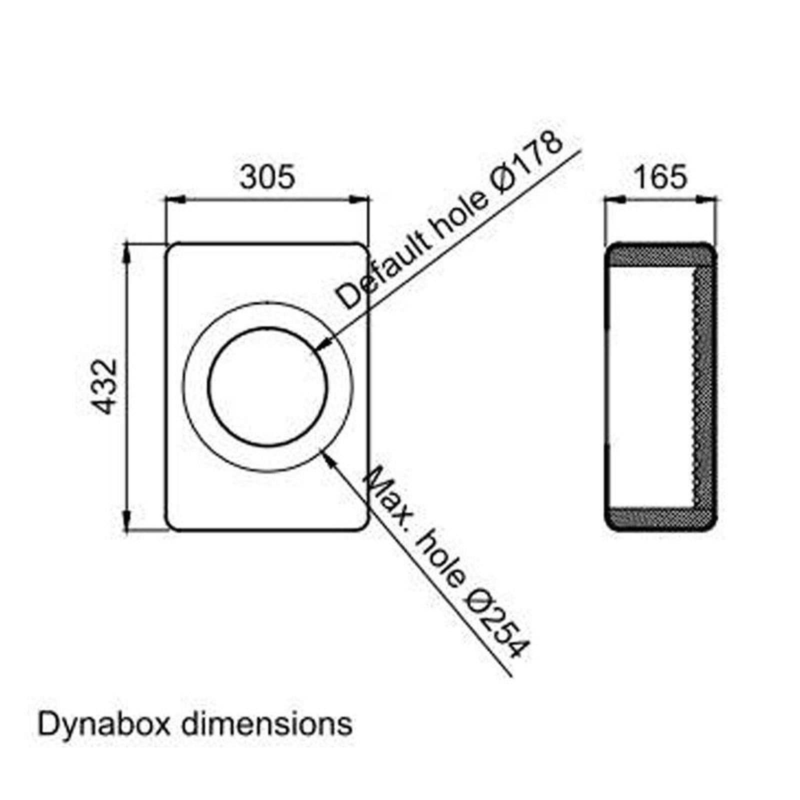 Dynamat DynaBox 6" Ceiling Speaker Back Box Sound Isolation Kit