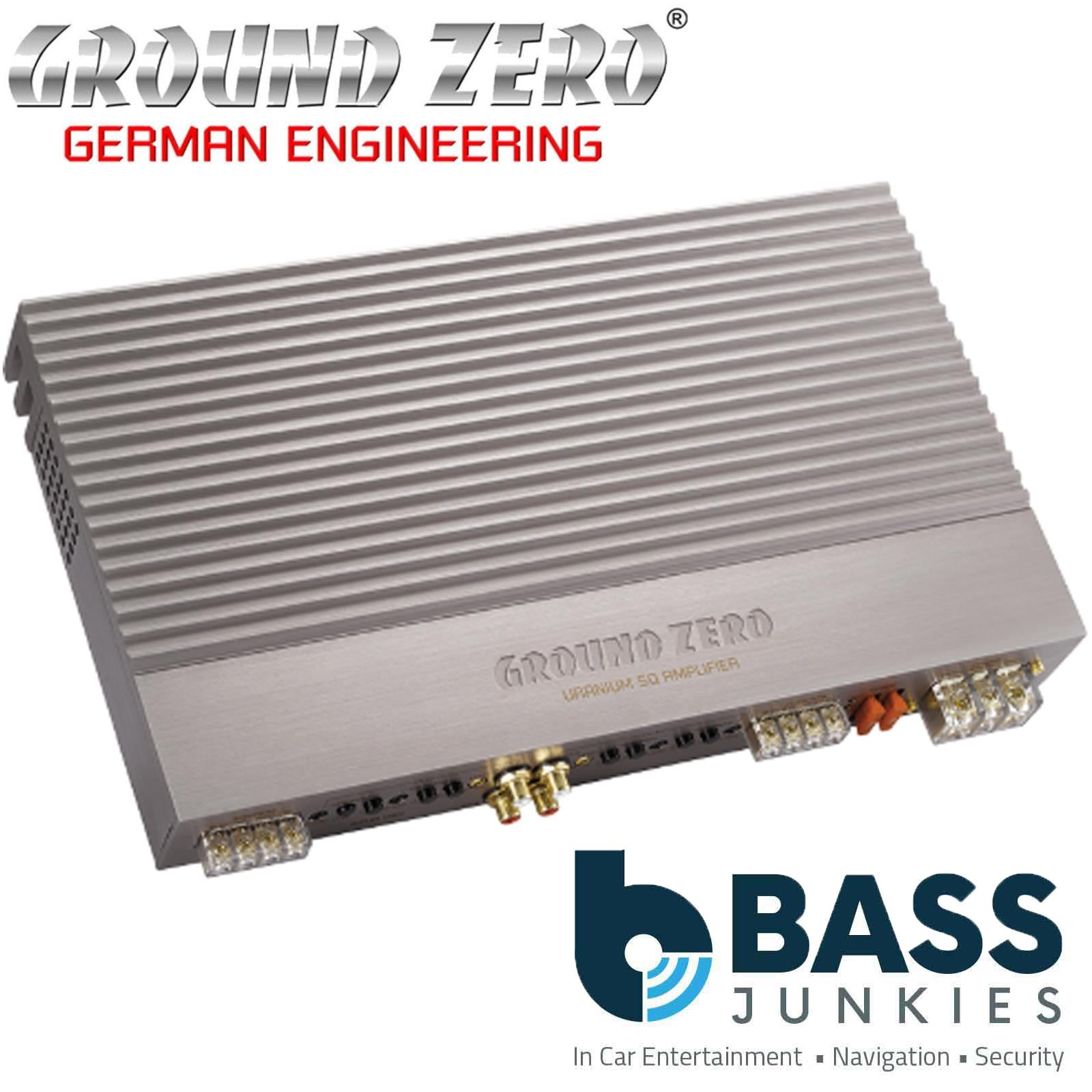 GROUND ZERO GZUA 4SQ High-performance 4-channel SQ amplifier