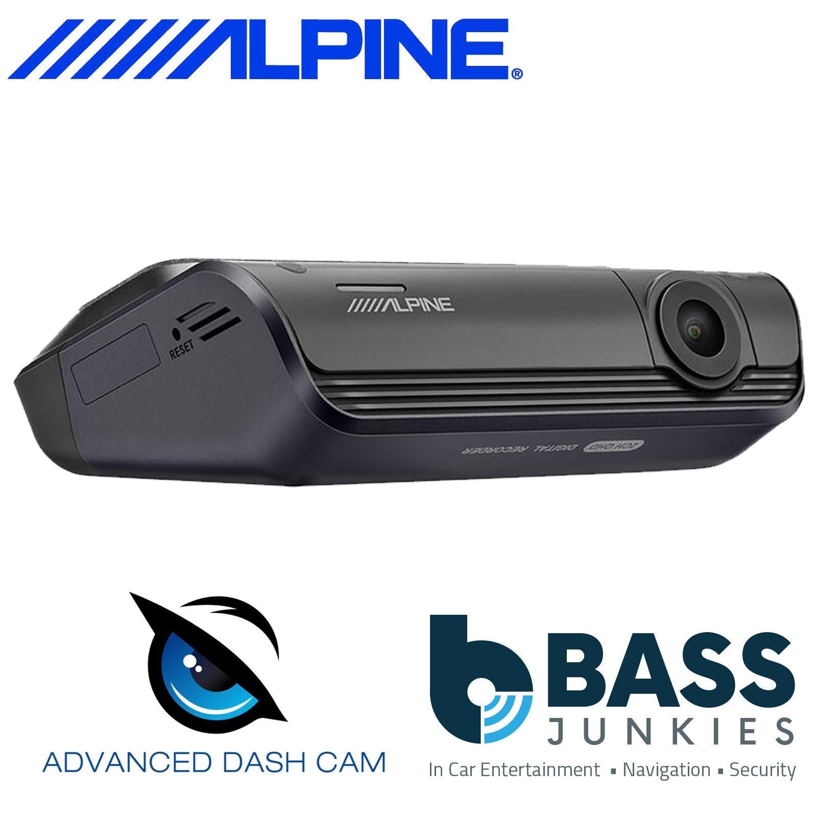 Alpine DVR-Q1000 -  2Ch Front & Rear 2K QHD HDR & WiFi Car Van Dash Cam