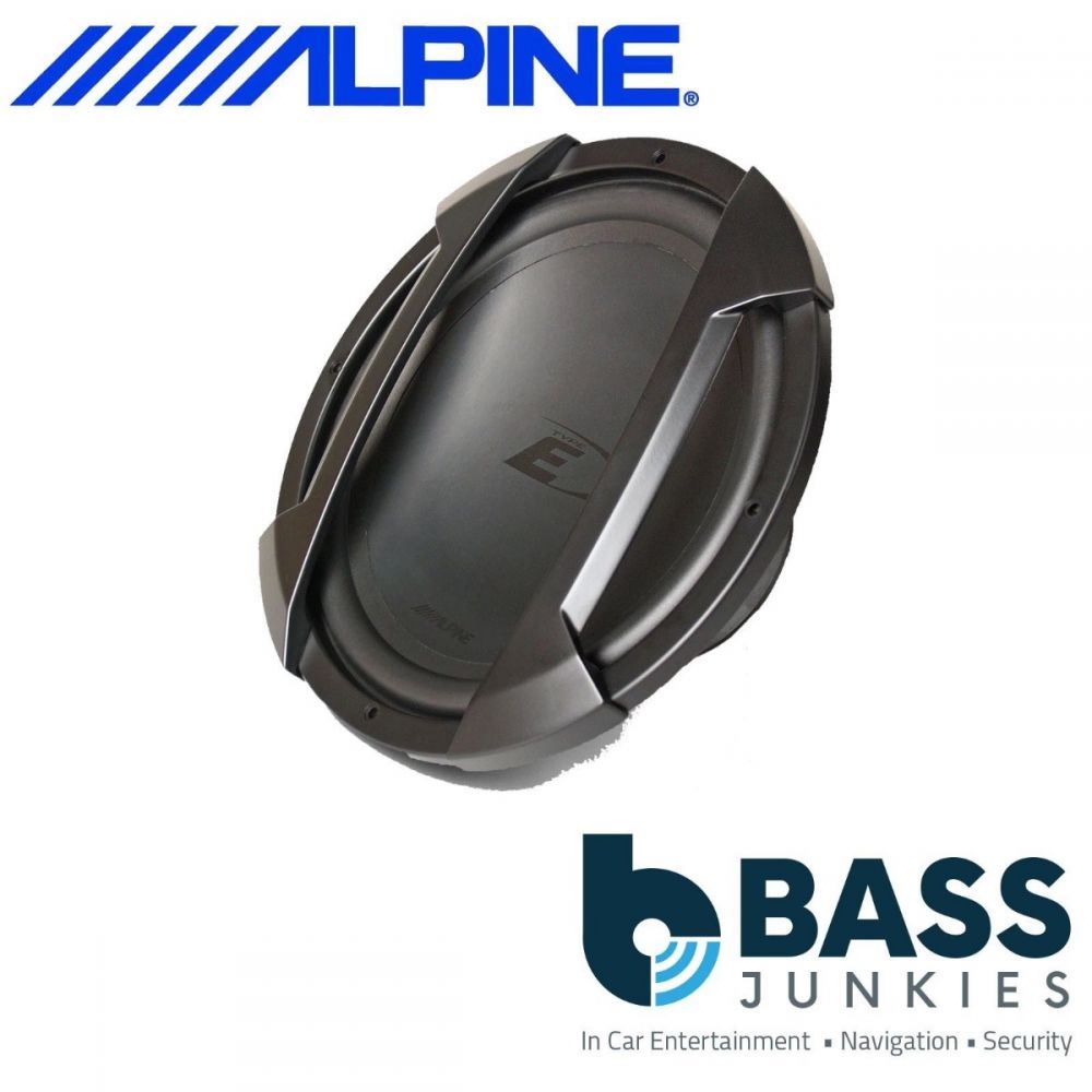 Alpine SWE-1244E 12" 650 Watts Single 4 Ohm Voice Coil Car Sub Subwoofer