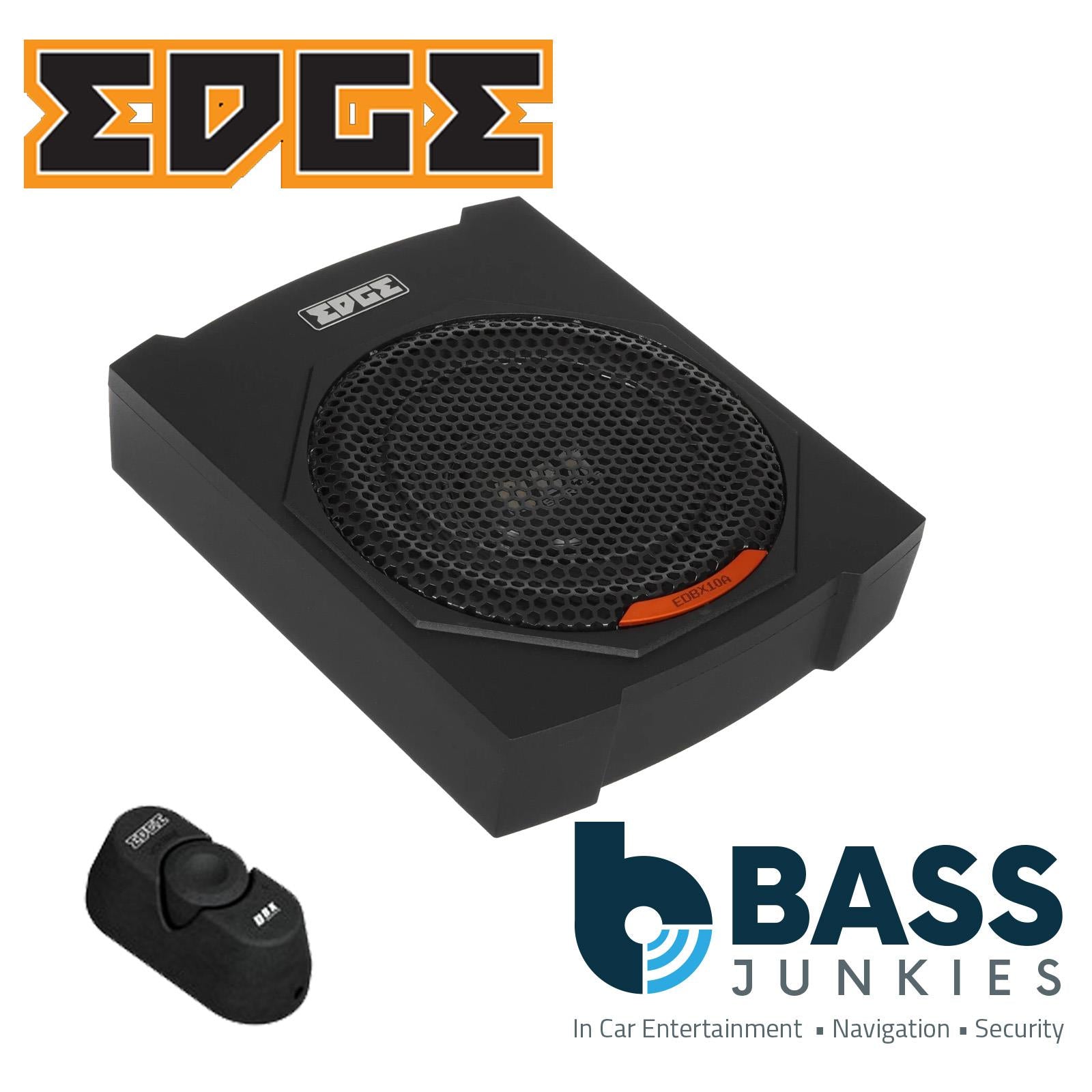 Edge EDBX10A-E0 - 360 Watts 10" Slim Underseat Active Subwoofer Car Bass Box