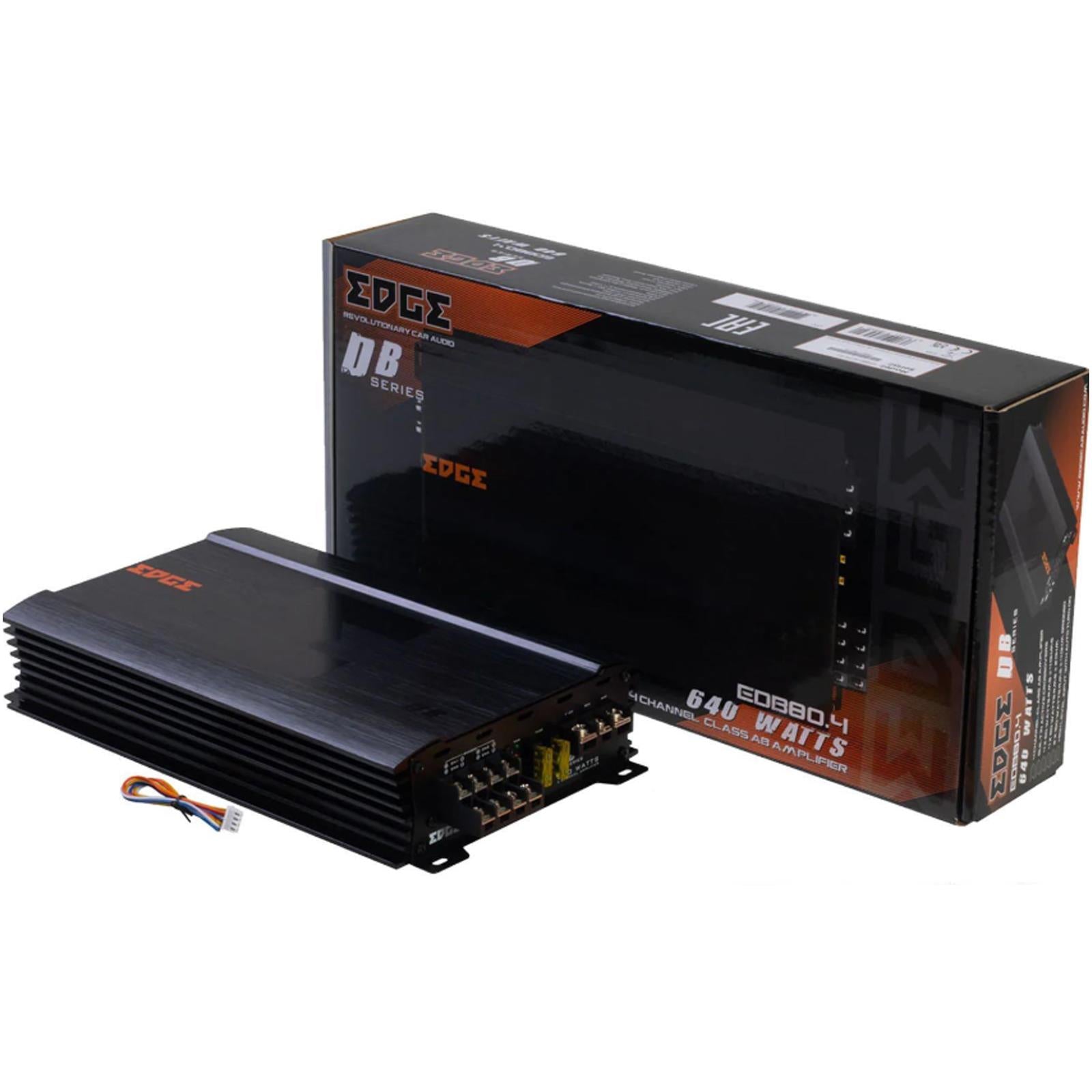 Edge EDB80.4LITE-E2 - Lite Series 640 Watts 4-Channel Car Amp Amplifier