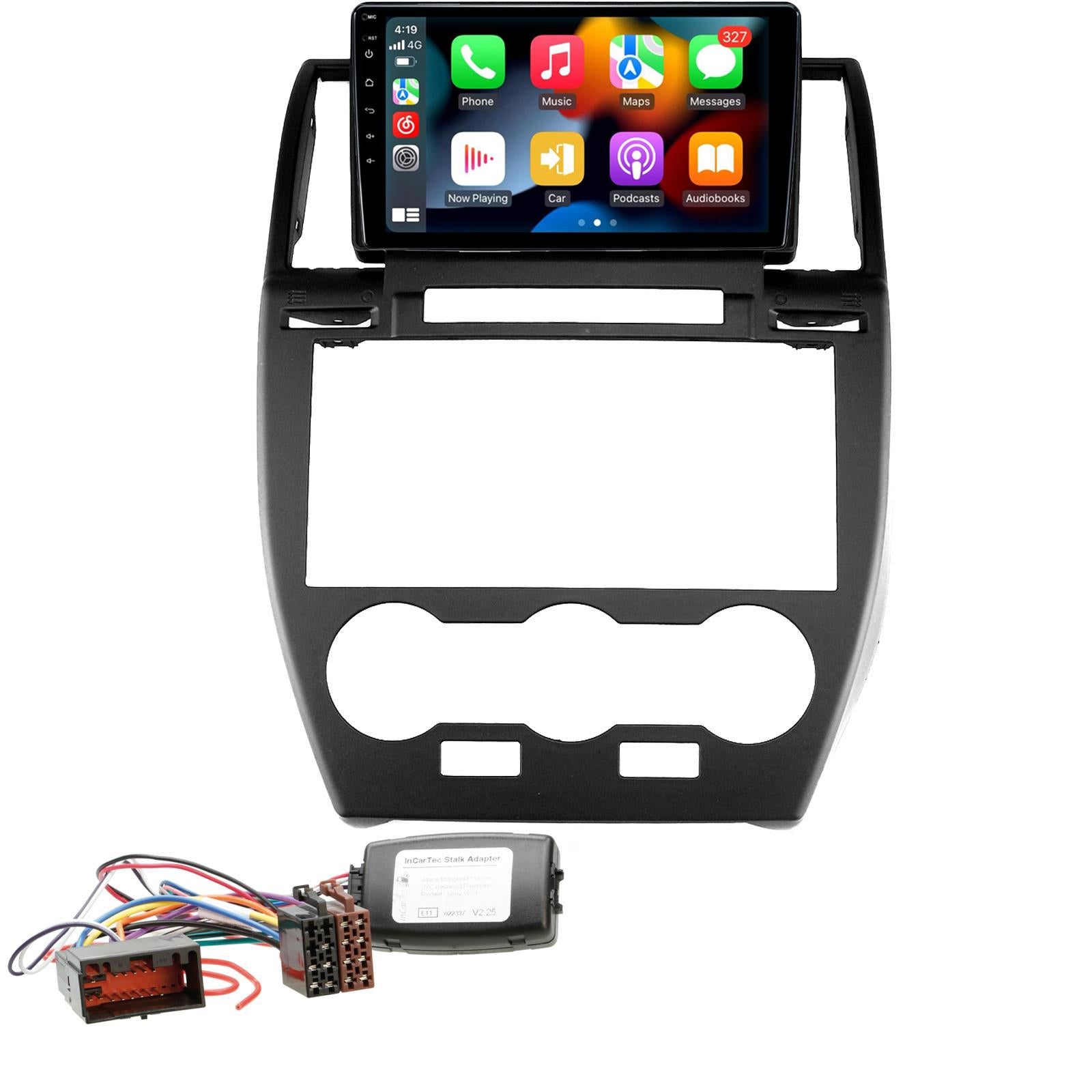UPGRADED 9" CarPlay Android Car Stereo Kit For LandRover Freelander 2 2006-2012