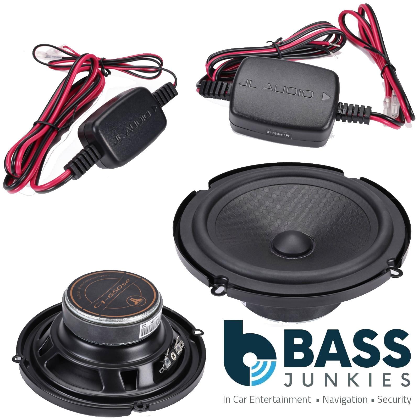 JL Audio C1-650se 6.5" 450 Watts Silk Edition Component Kit Door Car Speakers