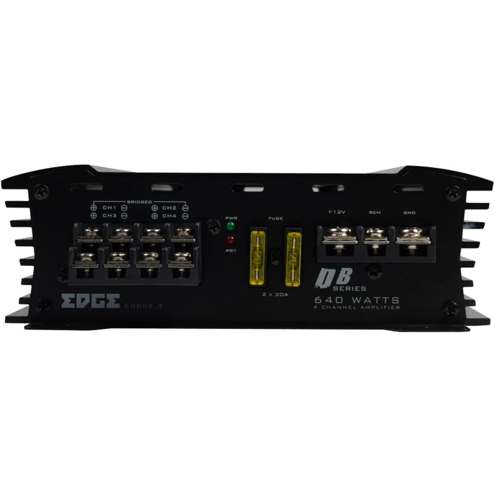 Edge EDB80.4LITE-E2 - Lite Series 640 Watts 4-Channel Car Amp Amplifier