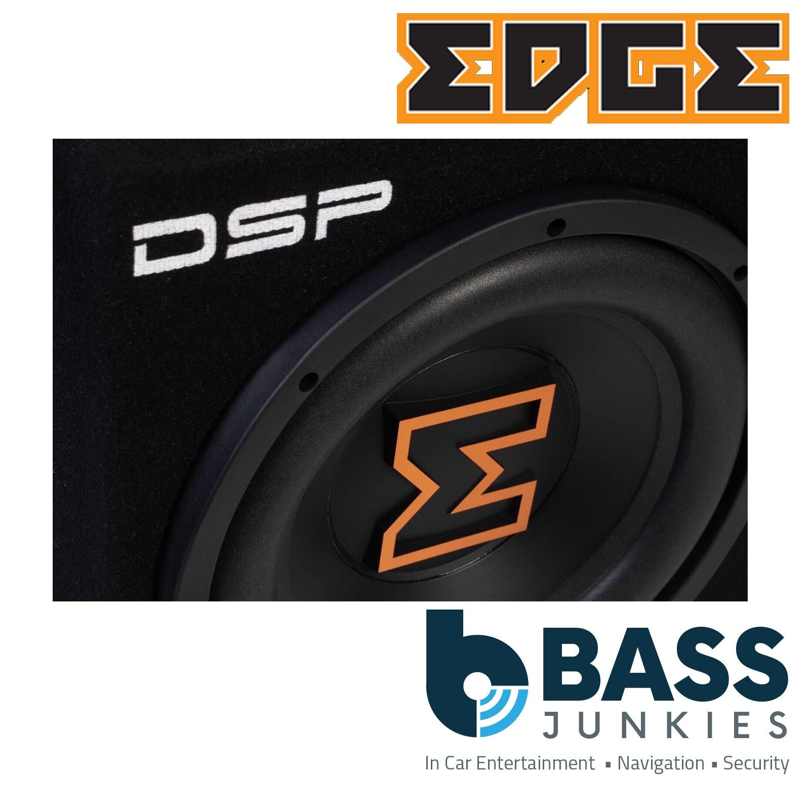 EDGE EDBX10ADSP-E3 - 900W 10" Amplified Car Sub Bass Box with DSP & Wiring Kit