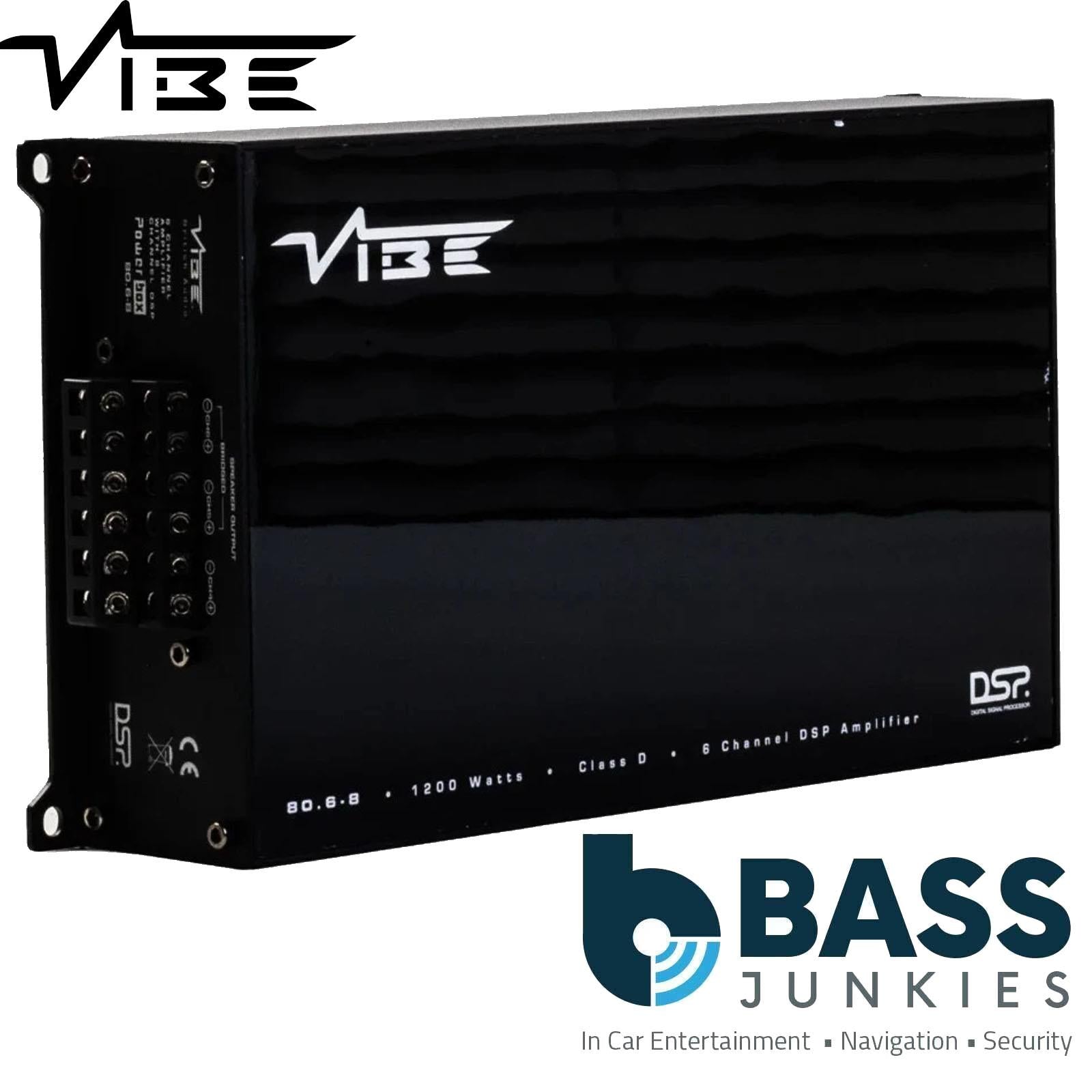 VIBE POWERBOX80.6-8DSP-V5 - 1200 Watts 50Hz 6 Channel Car Amplifier