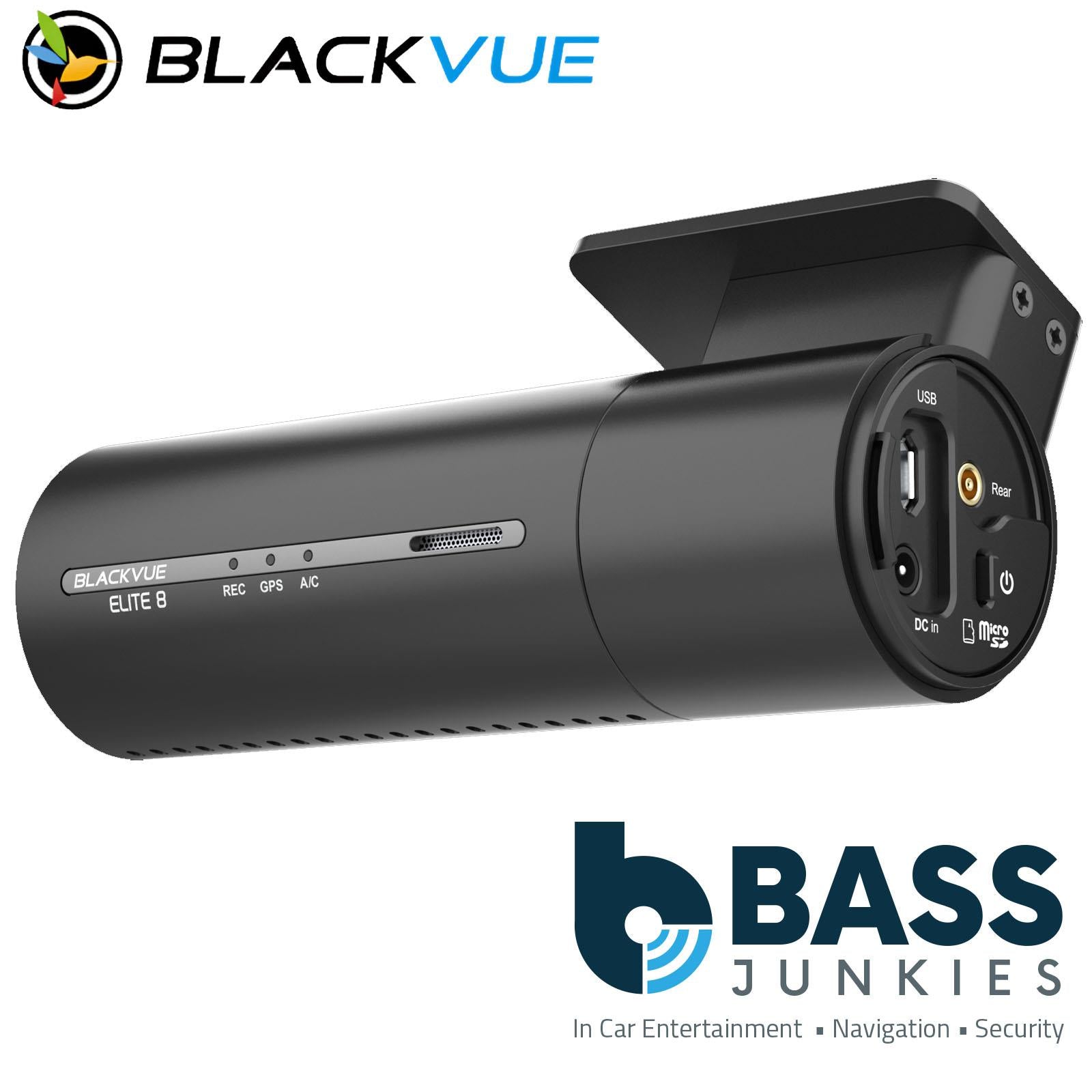 BlackVue Elite 8 - 1 Channel 256GB Black 2K HDR GPS WIFI Front Car Dash Camera