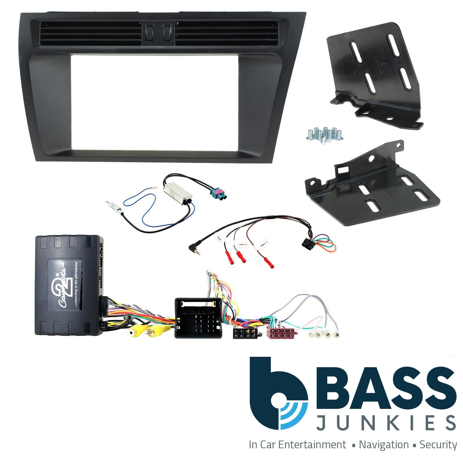 Connects2 Double Din Stereo fitting kit for Audi A4 2008-2015 | A5 2008-2015 Vehicle Specific Stereo Screen Steering Controls Fitting Kit