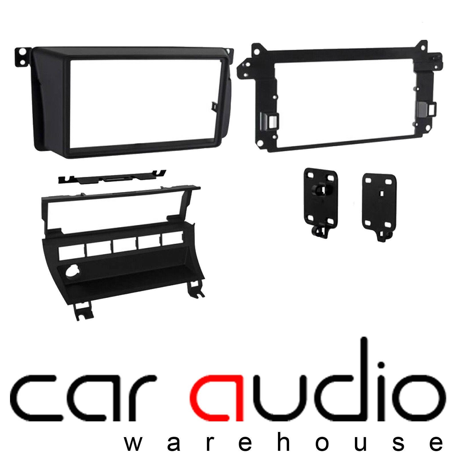 Connects2 CT23BM10L BMW 3-Series 1998 - 2005 Car Stereo Double Din Fascia Panel & Cage Kit