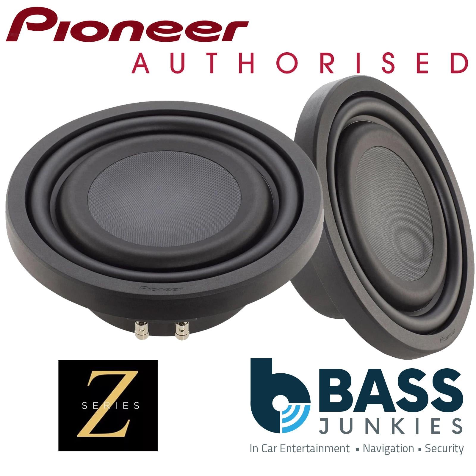 Pioneer TS-Z10LS2 -  1300 Watts 10” 25cm Single 2 Ohm Shallow Car Sub Subwoofer