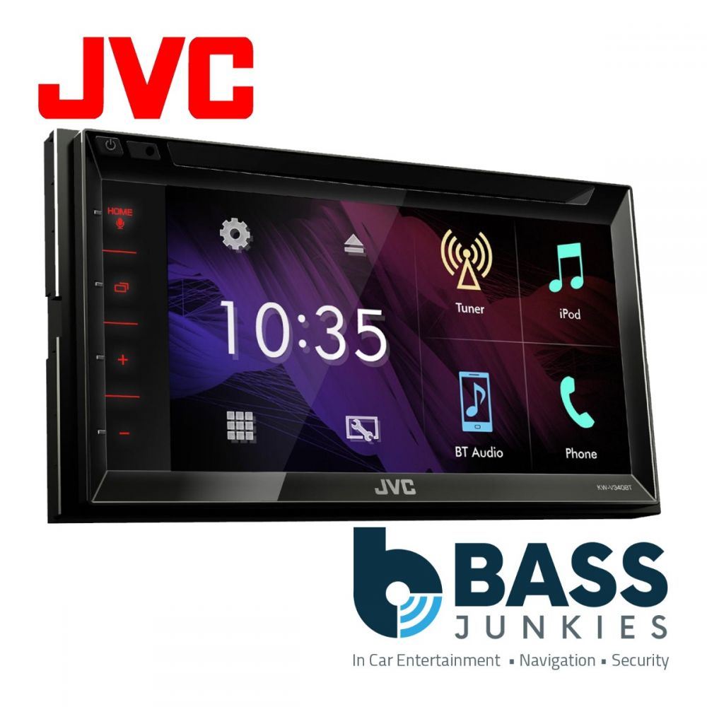 JVC KW-V340BT 6.2" Touchscreen Bluetooth CD DVD USB Android iPhone Car Stereo