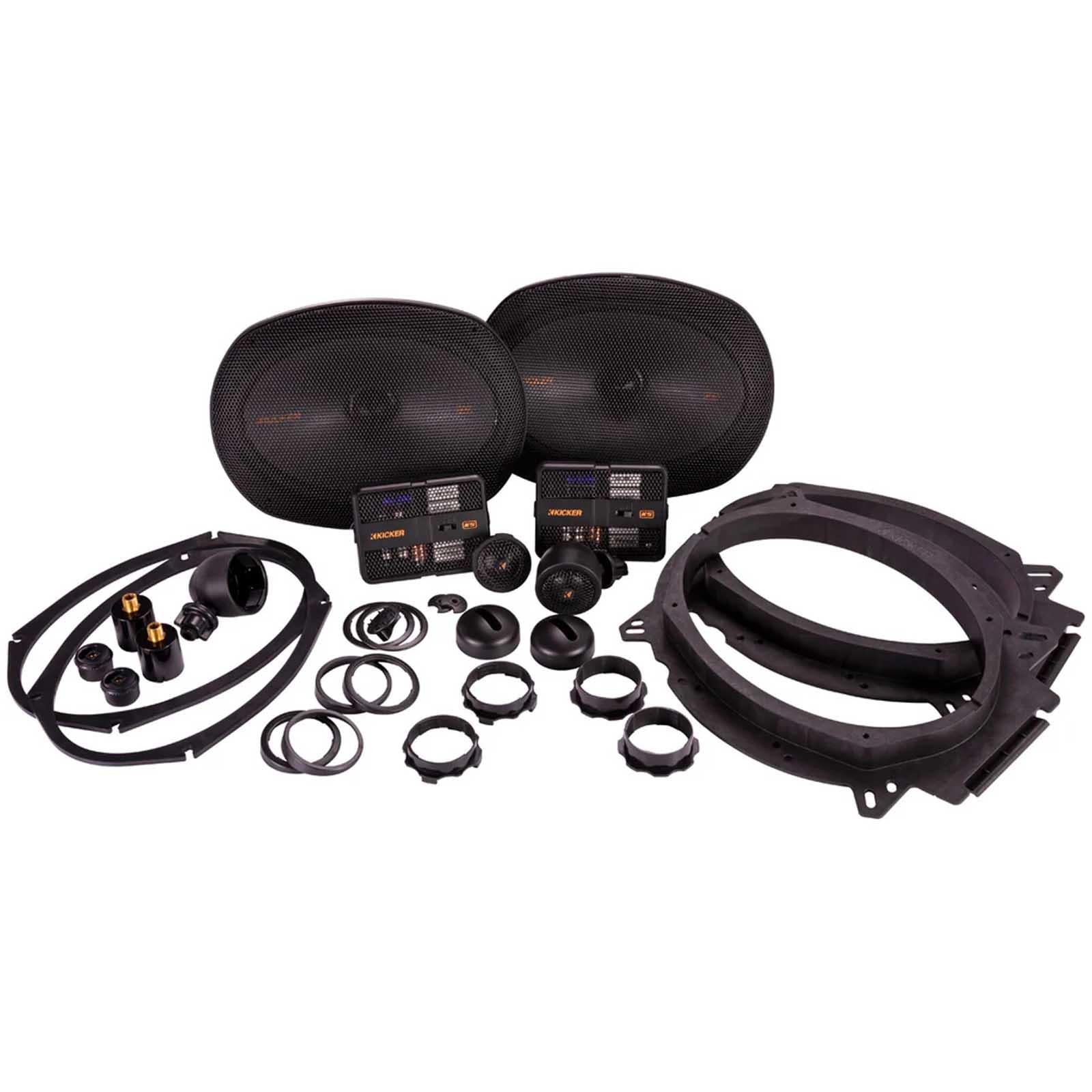 Kicker 51KSS6904 - 6x9" 300 Watts 2-Way Component Car Speaker Kit