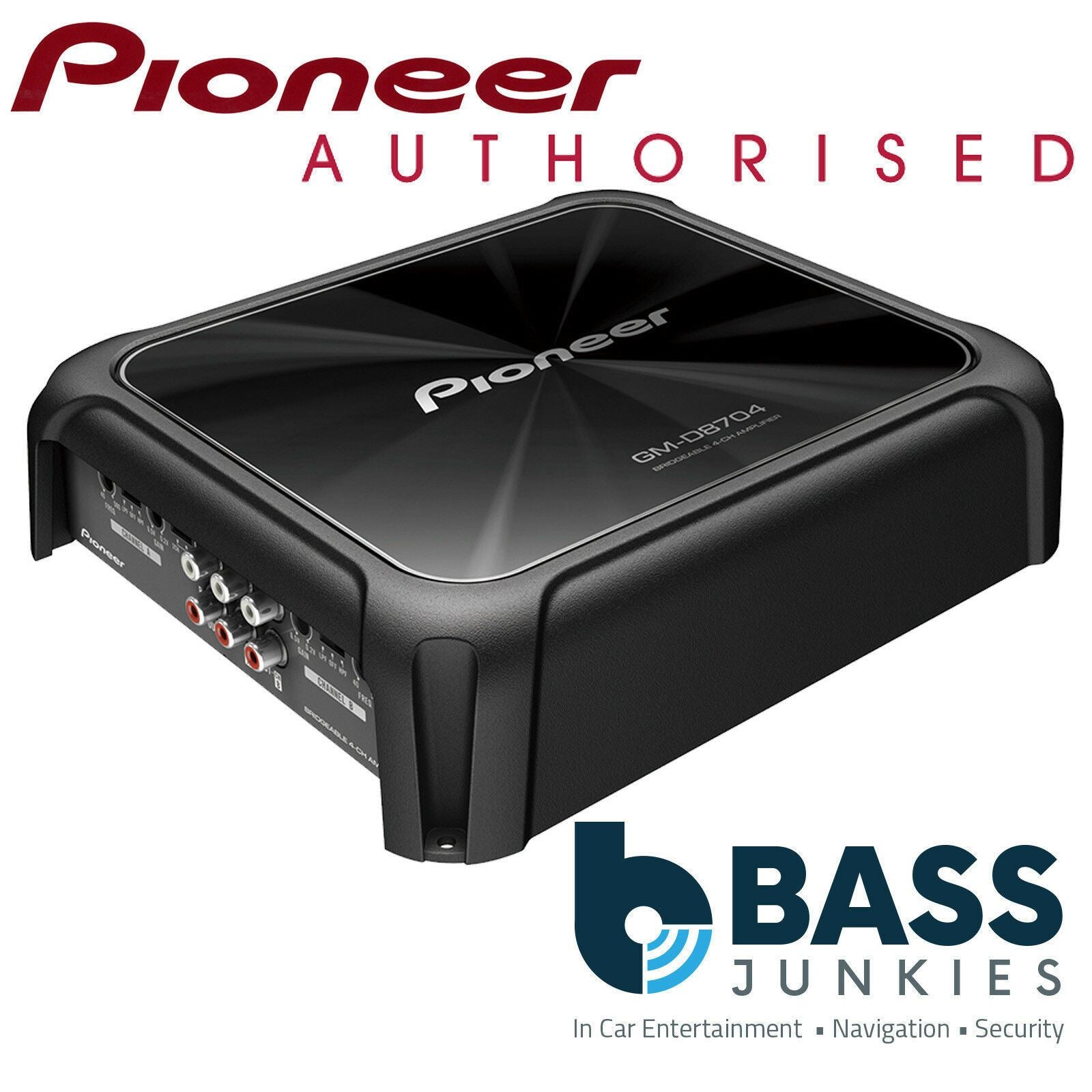 Pioneer GM-D8704 1200 Watts 4 Channel Bridgeable Car Stereo Radio Amp Amplifier