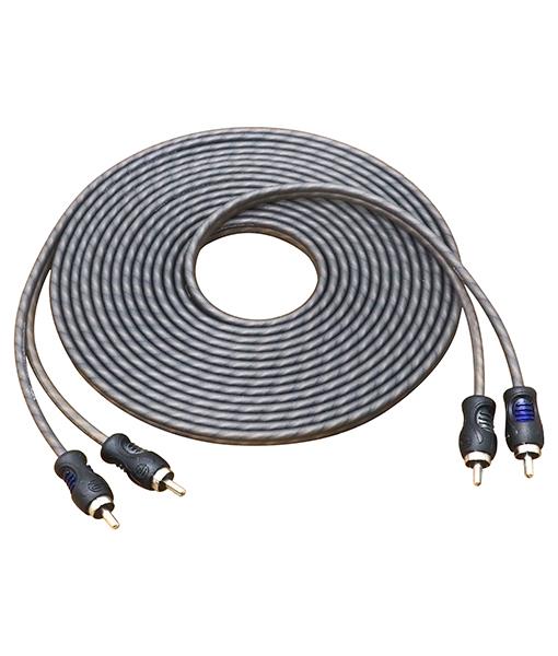 Recoil RCI217 - 5 Meter 2-Channel Oxygen-Free Copper Noise Reduction RCA Phono